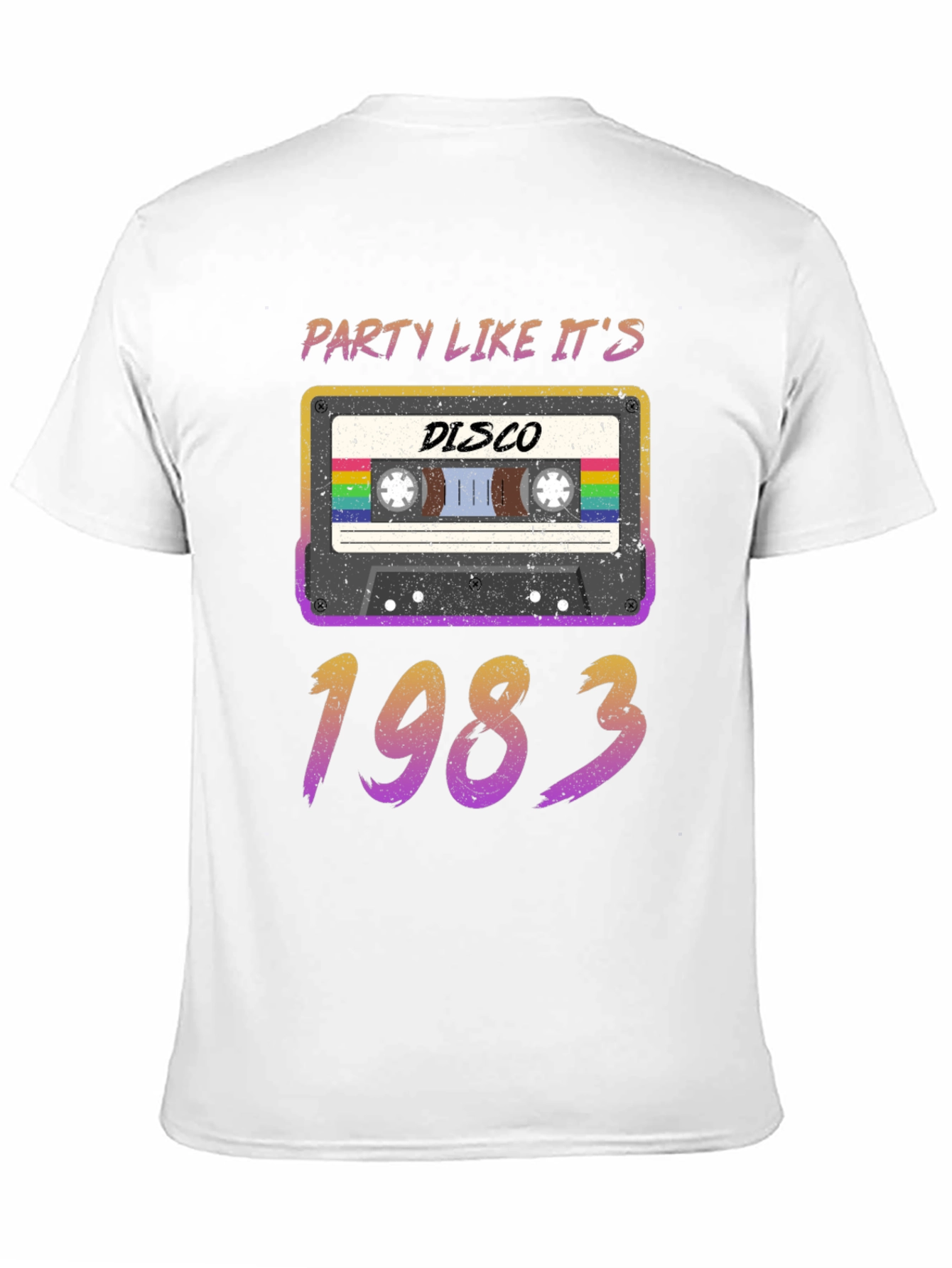 Disco 1983 Cassette Tape Graphic T-Shirt