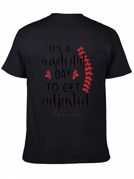 Chiropractic Adjustment Black T-Shirt