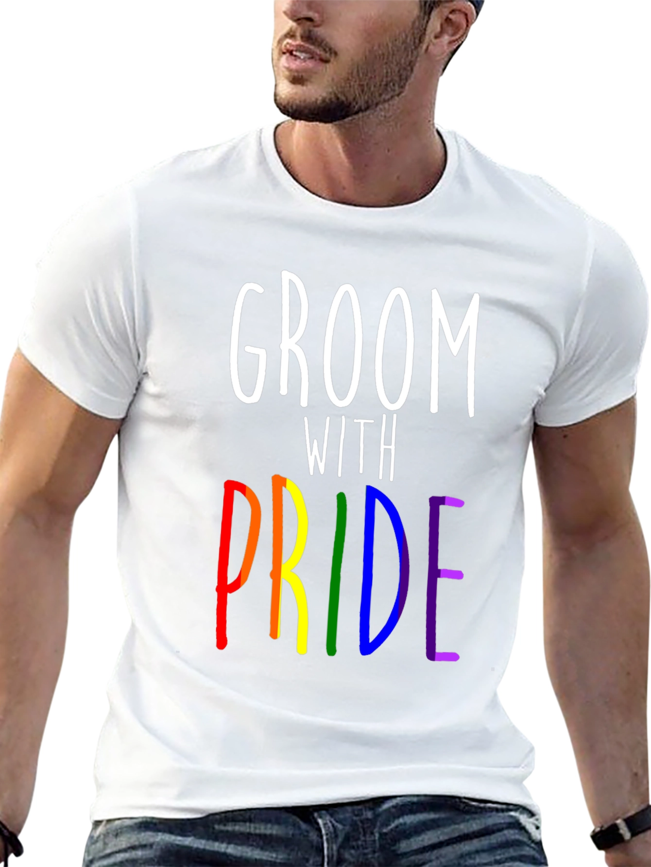 Groom With Pride LGBTQ+ T-Shirt