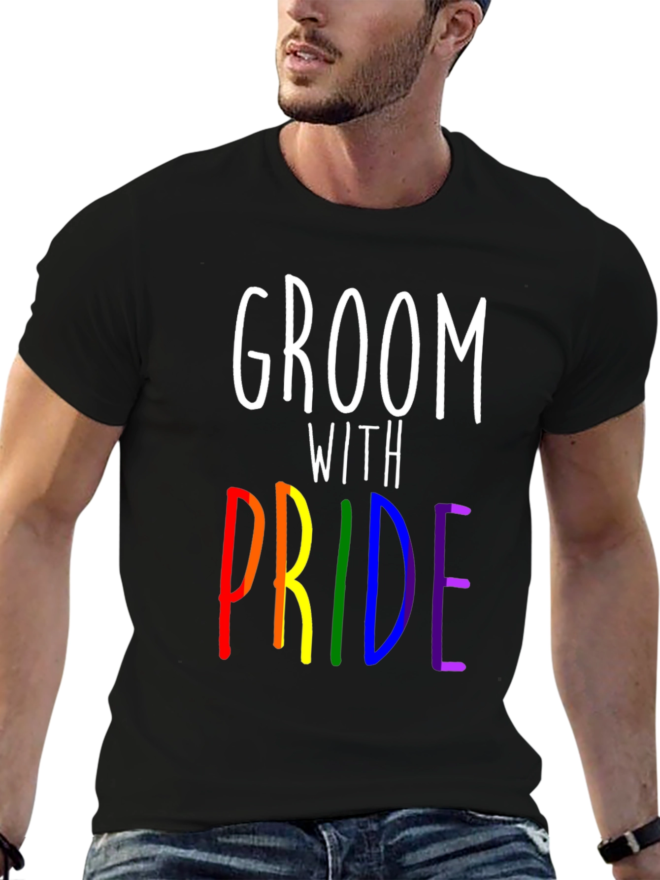 Groom With Pride LGBTQ+ T-Shirt