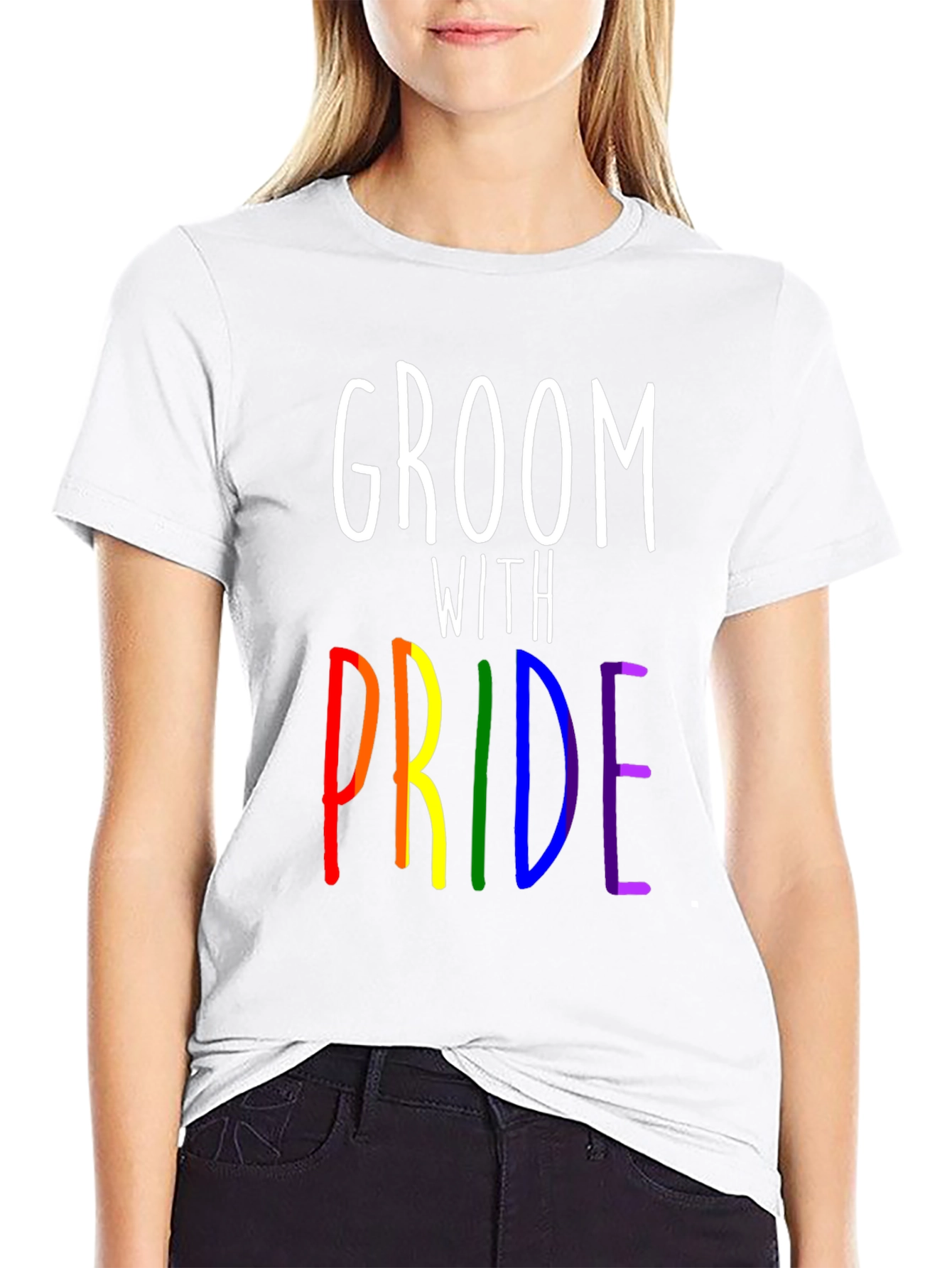 Groom With Pride LGBTQ+ T-Shirt