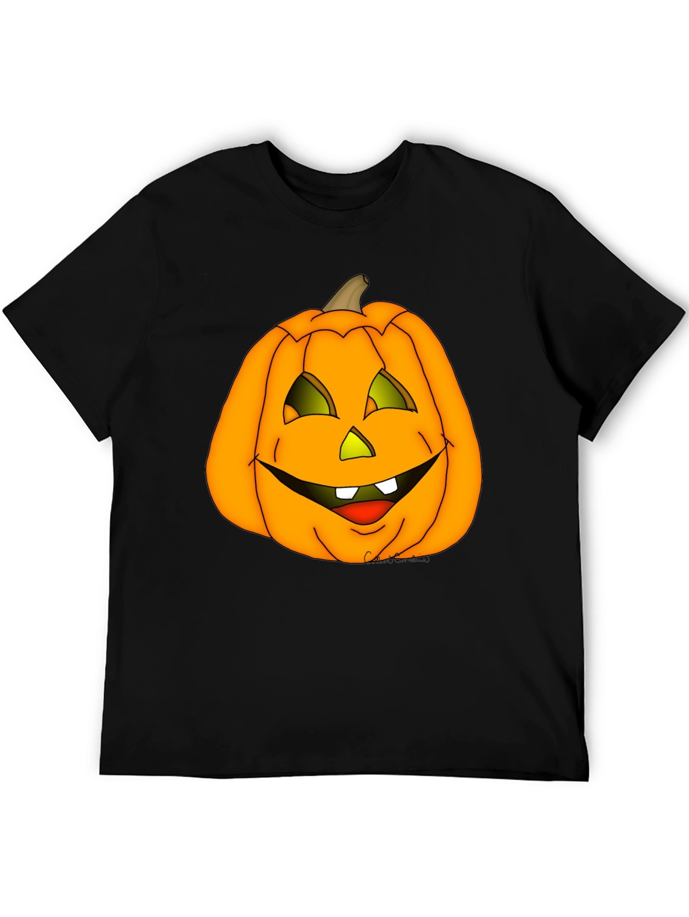 Halloween Pumpkin Graphic Tee - Spooky Season Shirt