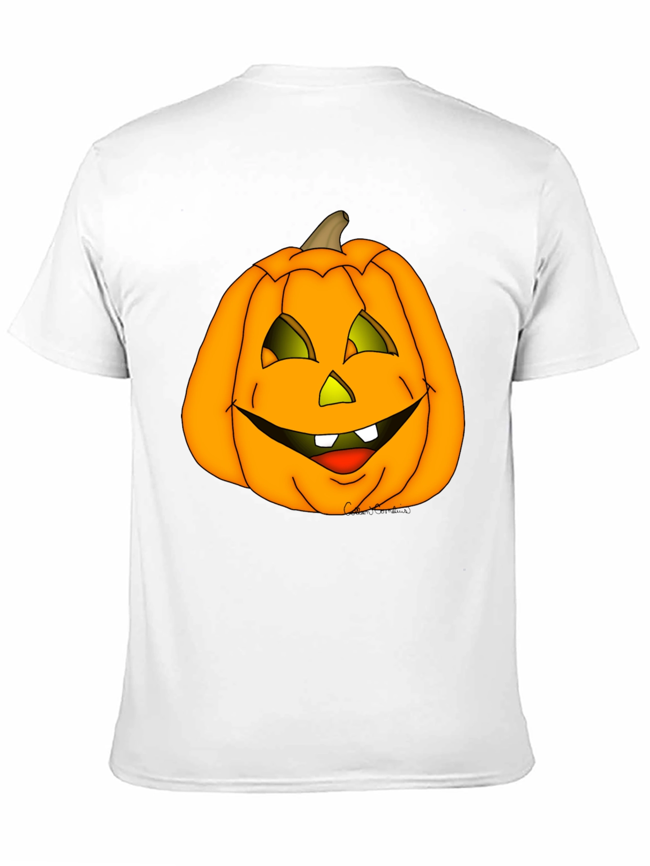 Halloween Pumpkin Graphic Tee - Spooky Season Shirt