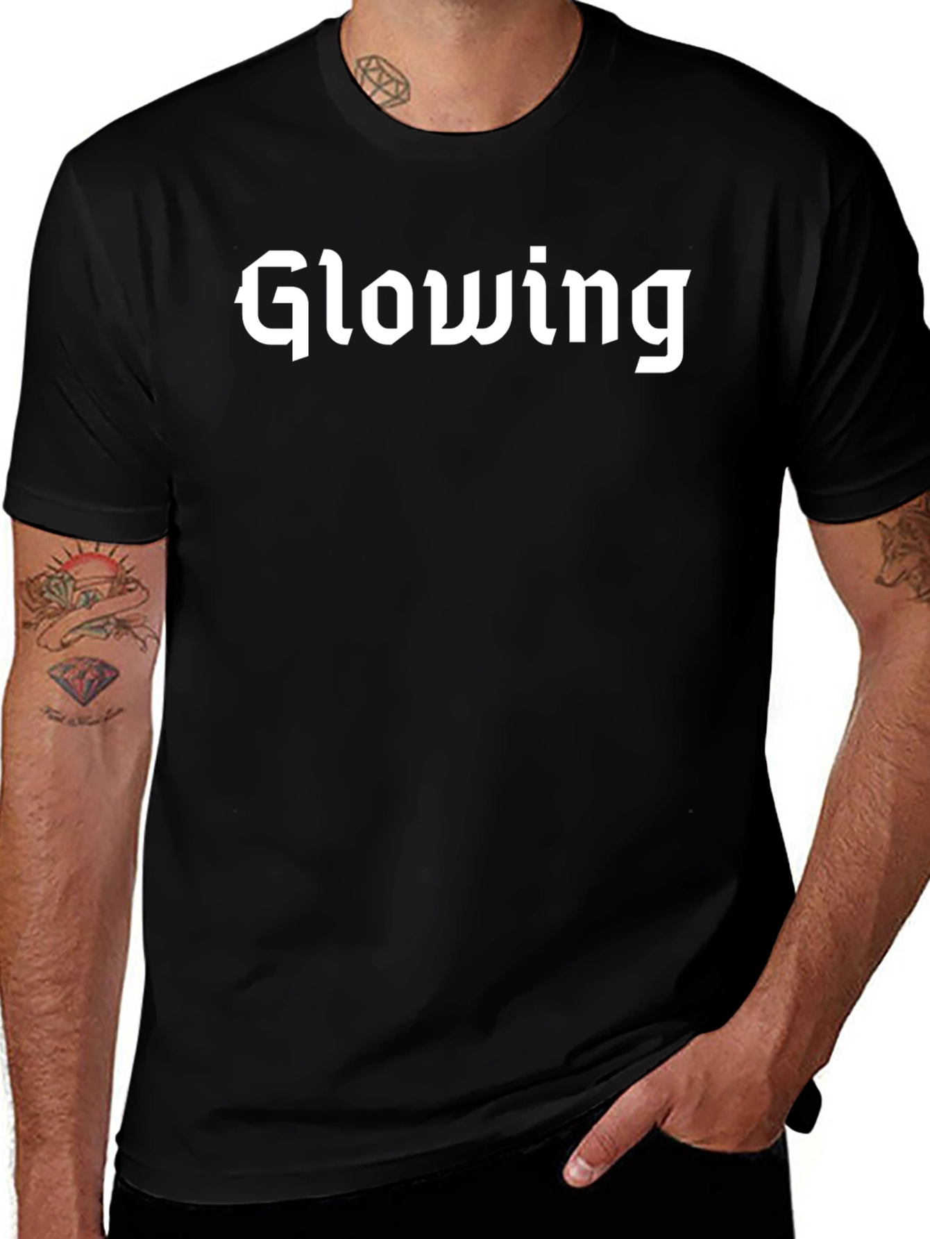 Glowing Black T-Shirt