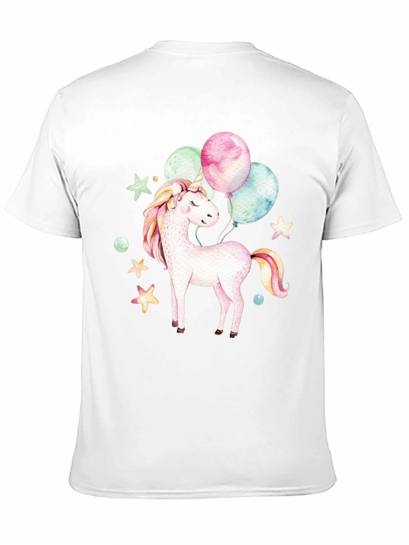 Unicorn Balloons Graphic T-Shirt
