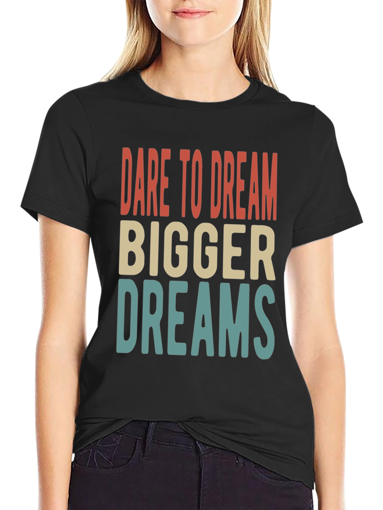 Dare to Dream Graphic Tee - Retro Style