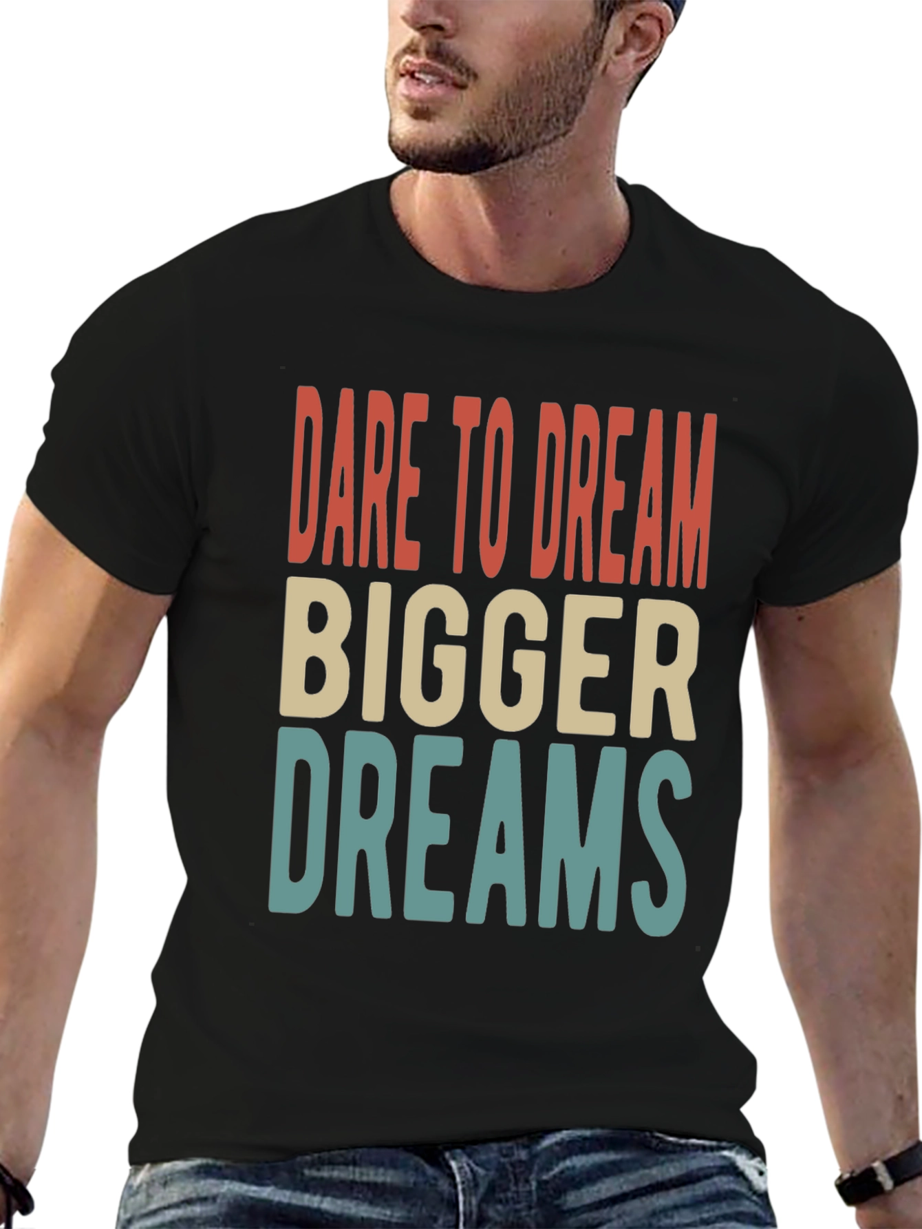 Dare to Dream Graphic Tee - Retro Style