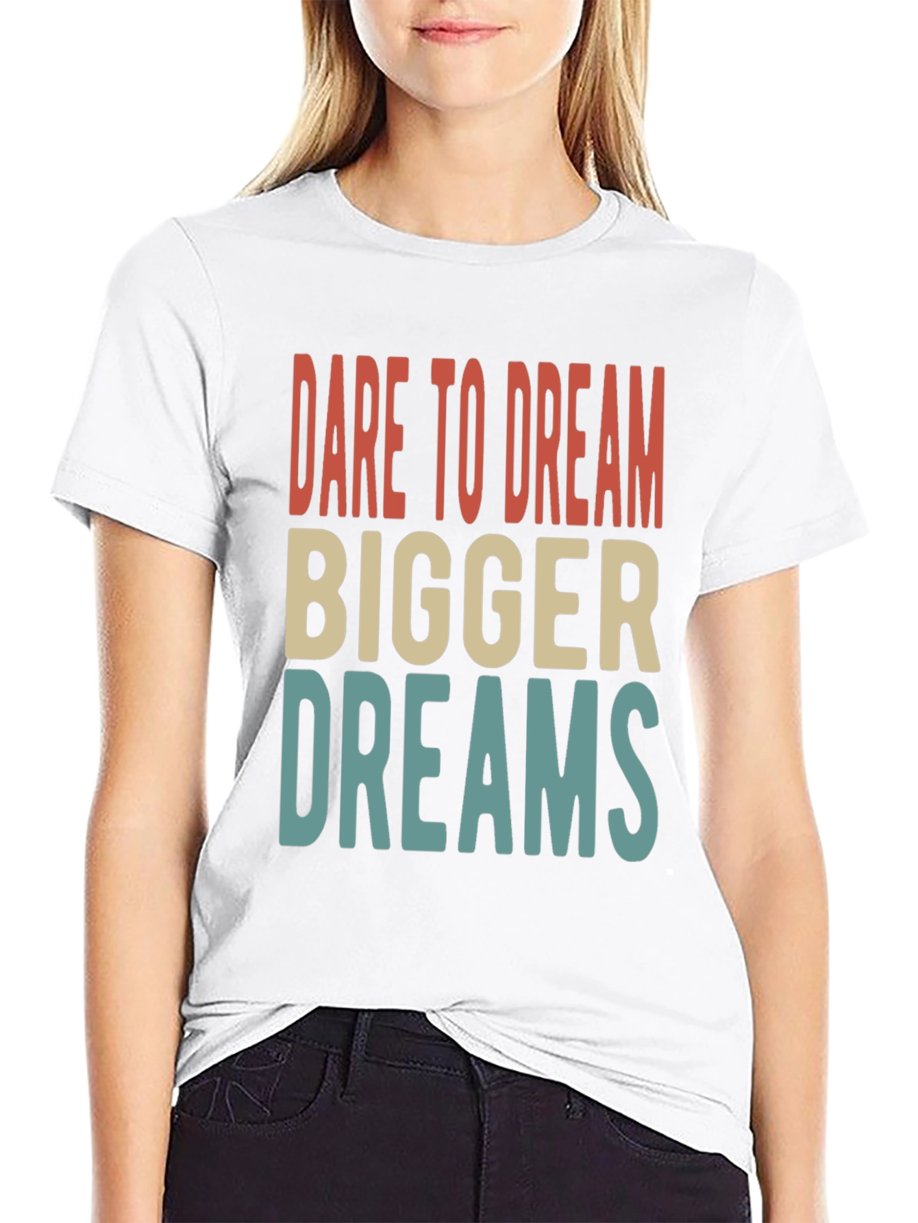 Dare to Dream Graphic Tee - Retro Style