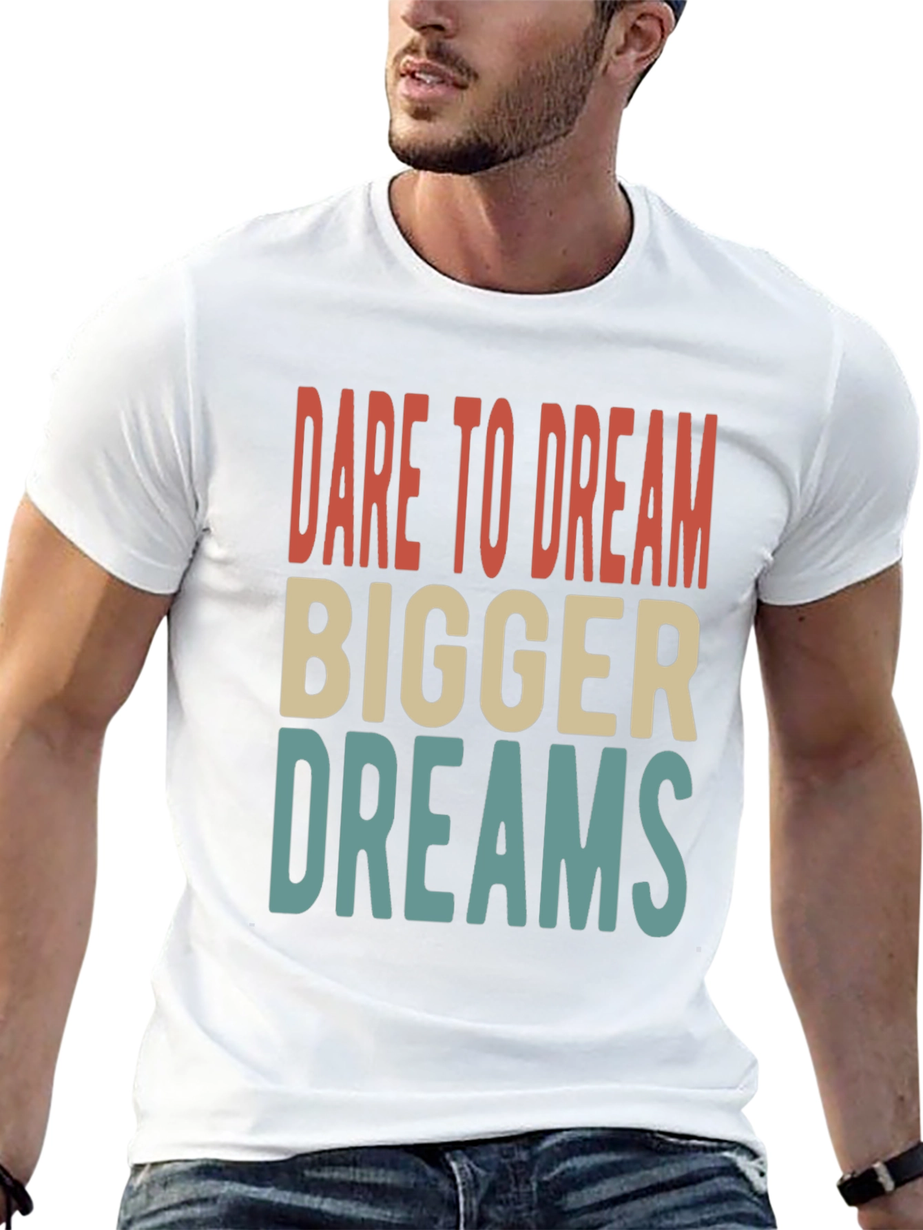 Dare to Dream Graphic Tee - Retro Style