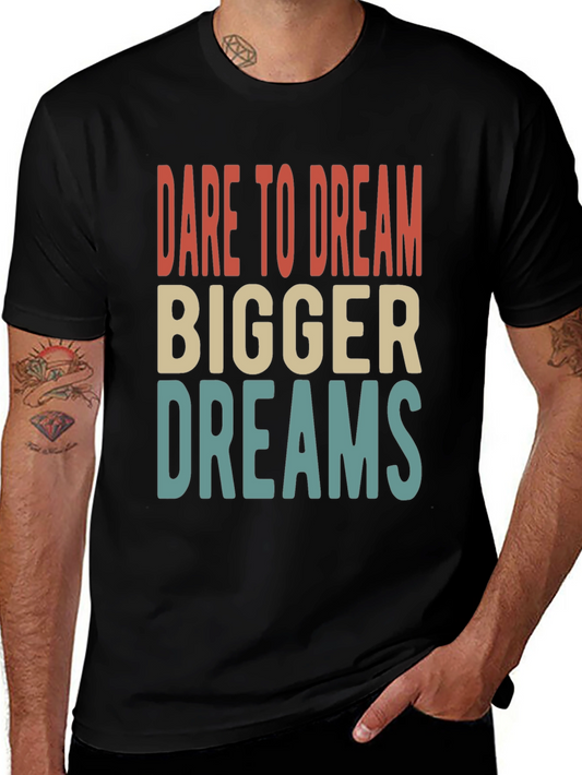 Dare to Dream Graphic Tee - Retro Style