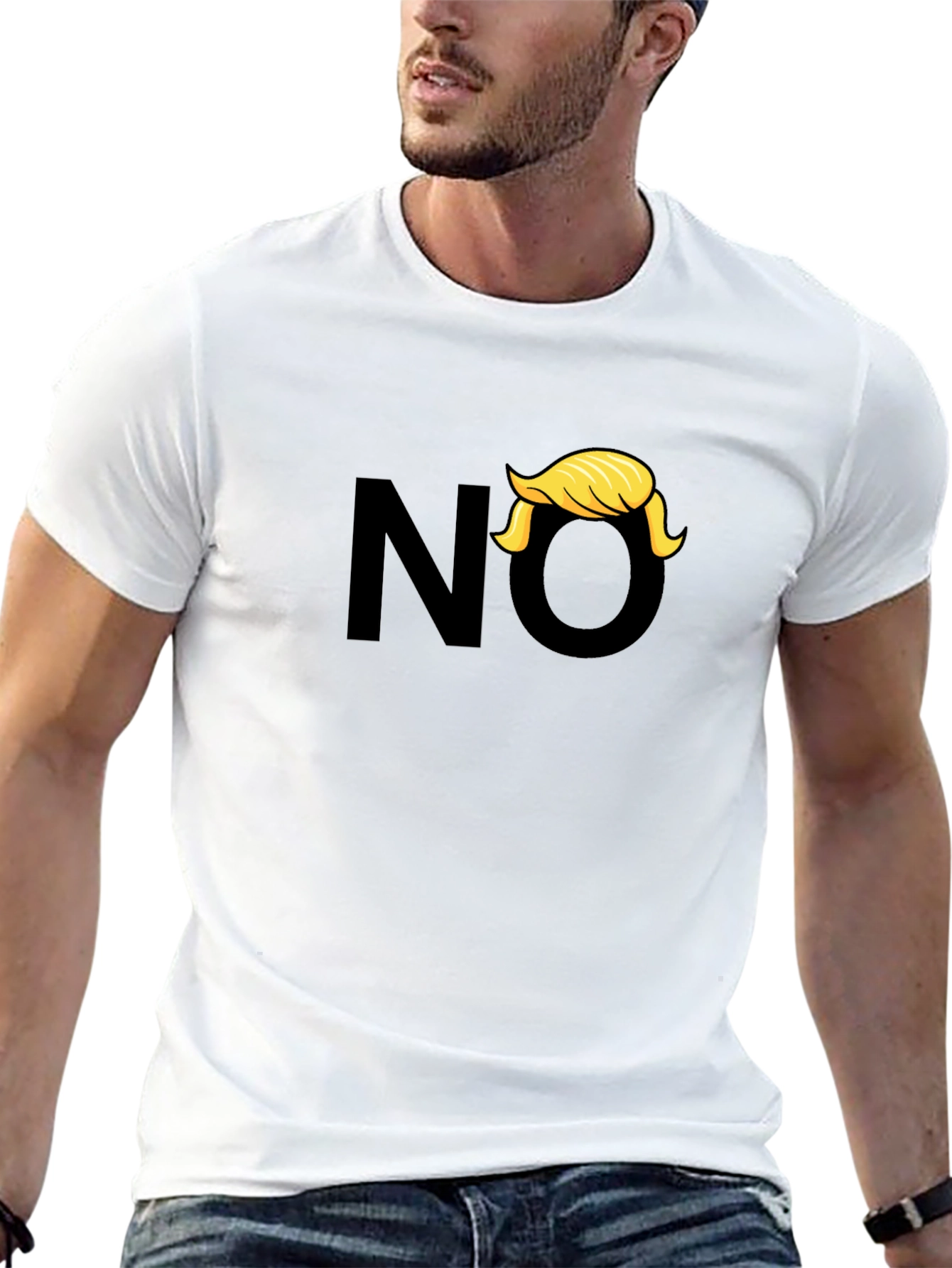 No Trump Graphic Tee - Anti-Trump Humor T-Shirt