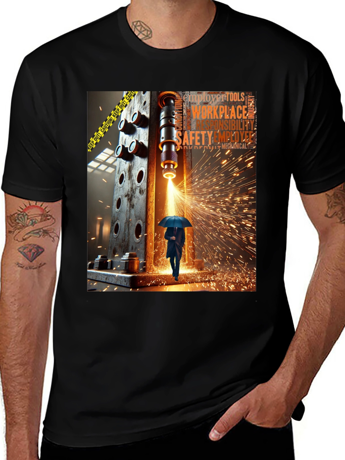 Safety First Graphic T-Shirt