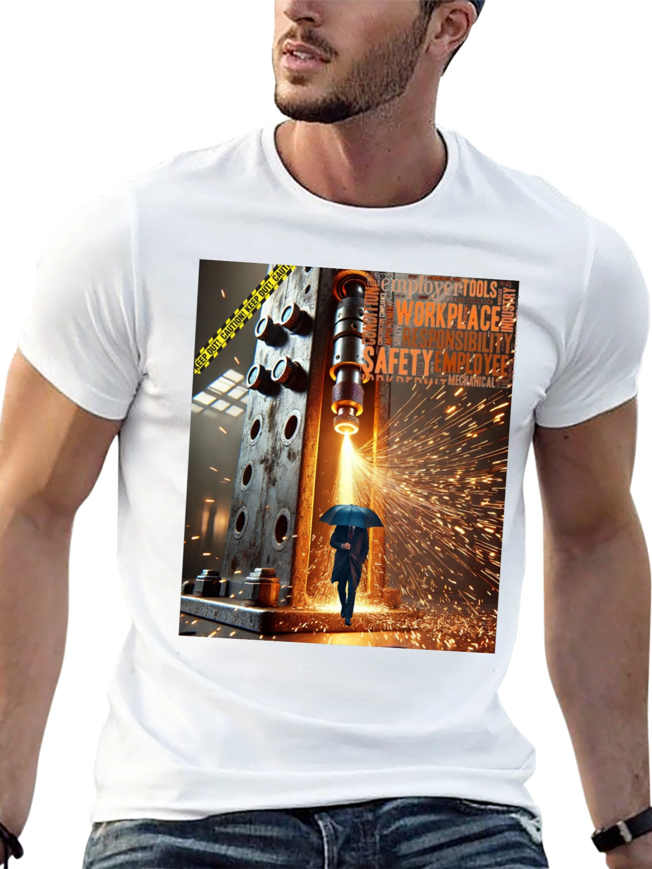 Safety First Graphic T-Shirt