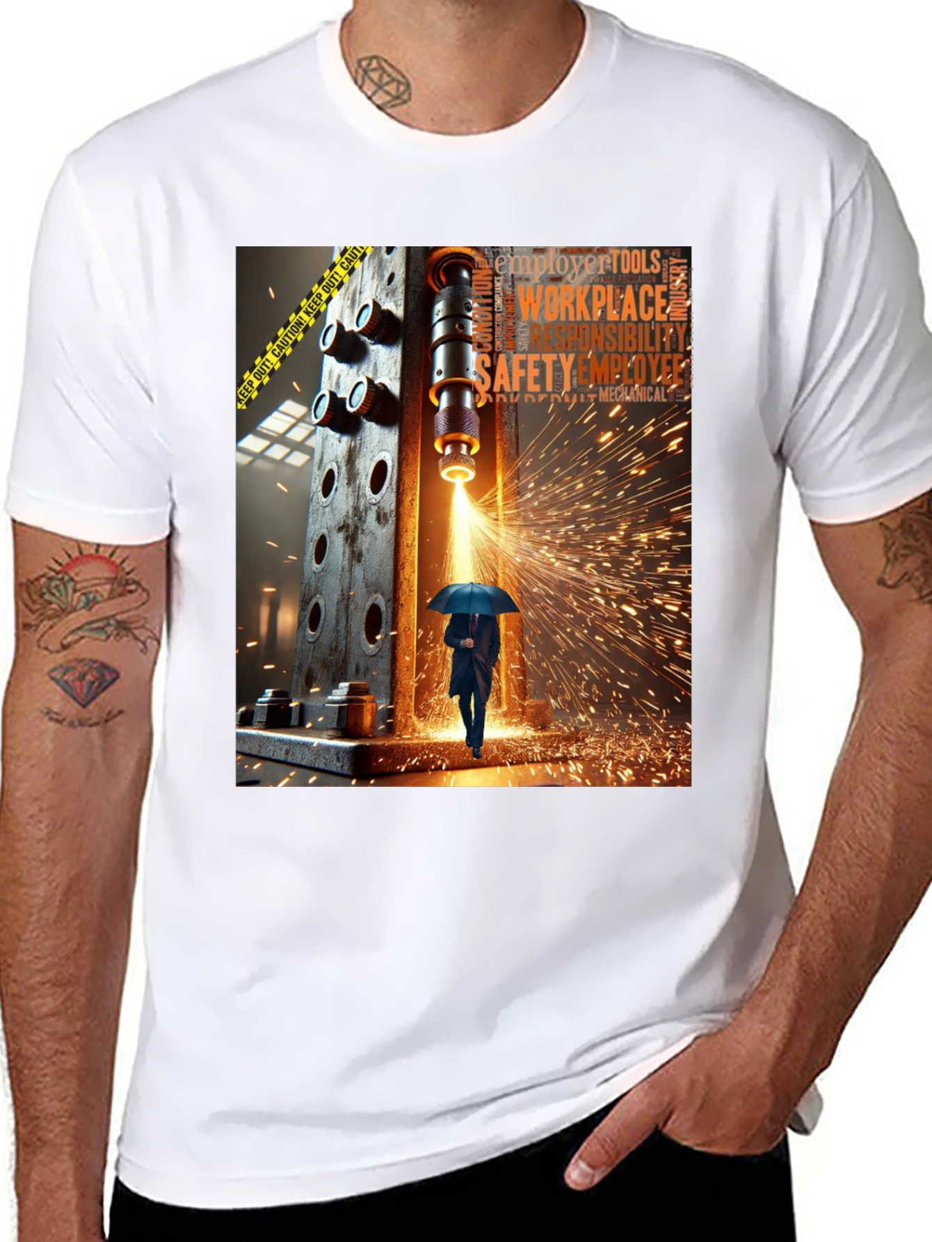 Safety First Graphic T-Shirt
