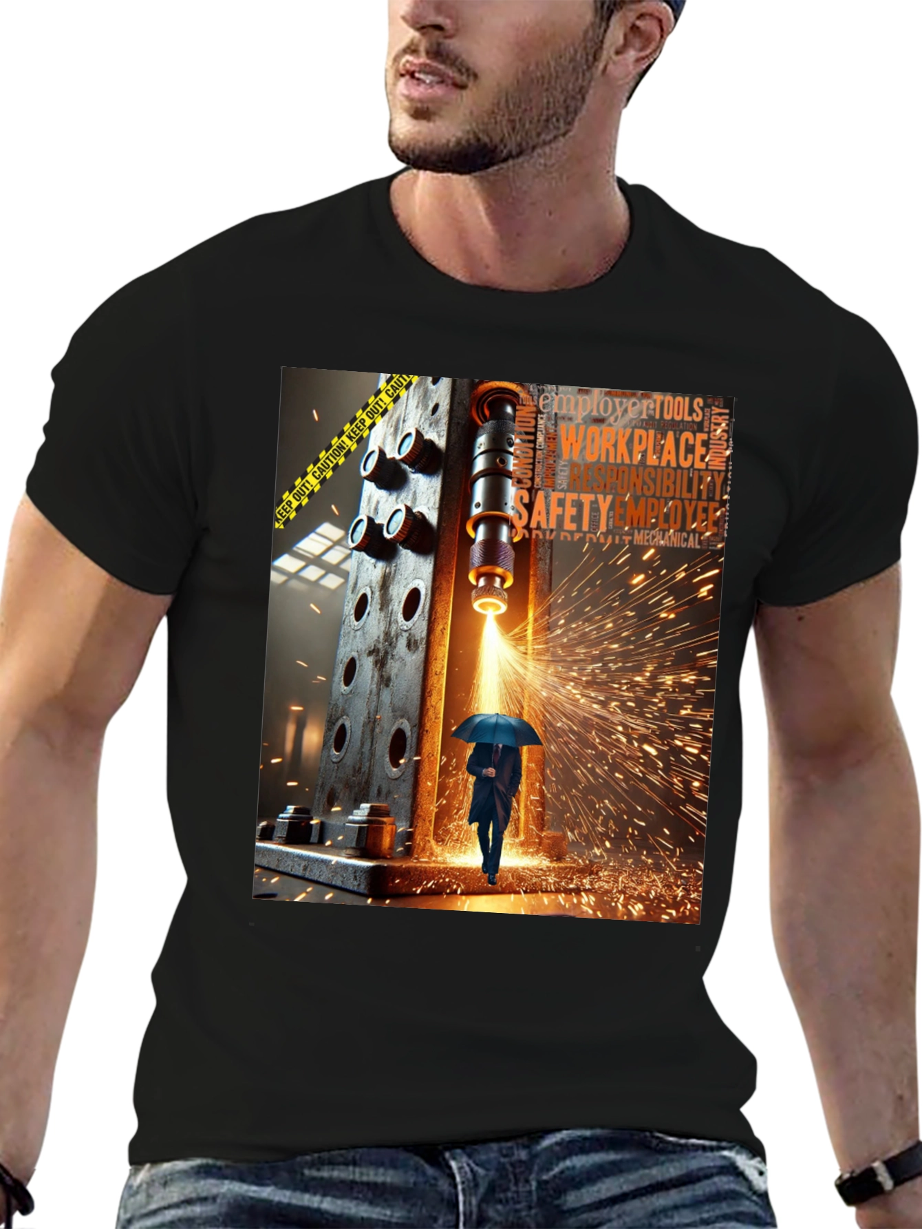Safety First Graphic T-Shirt