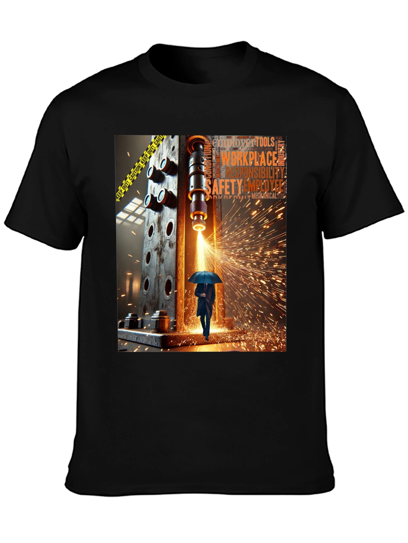 Safety First Graphic T-Shirt