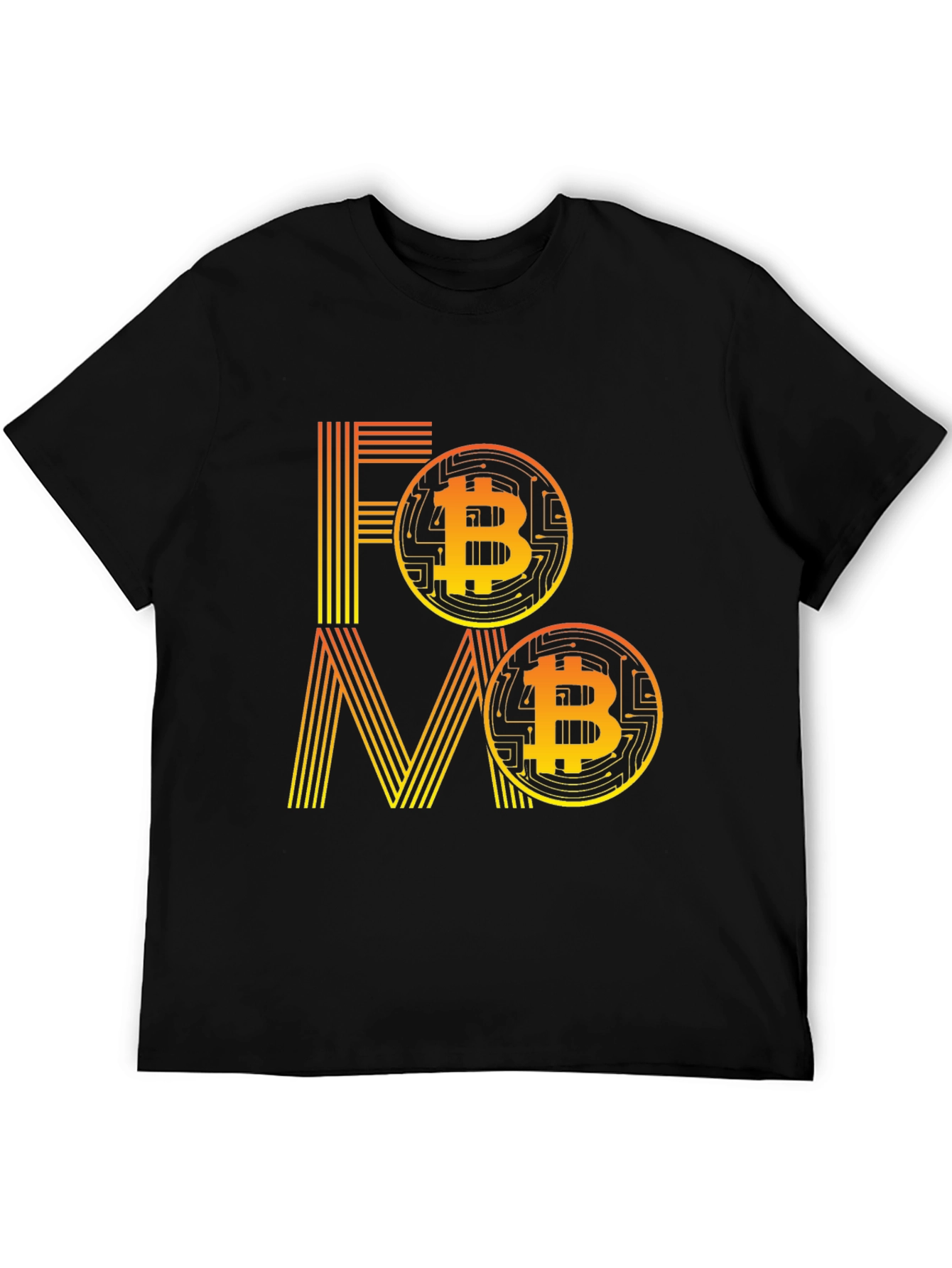 FOMO Bitcoin Cryptocurrency Graphic T-Shirt