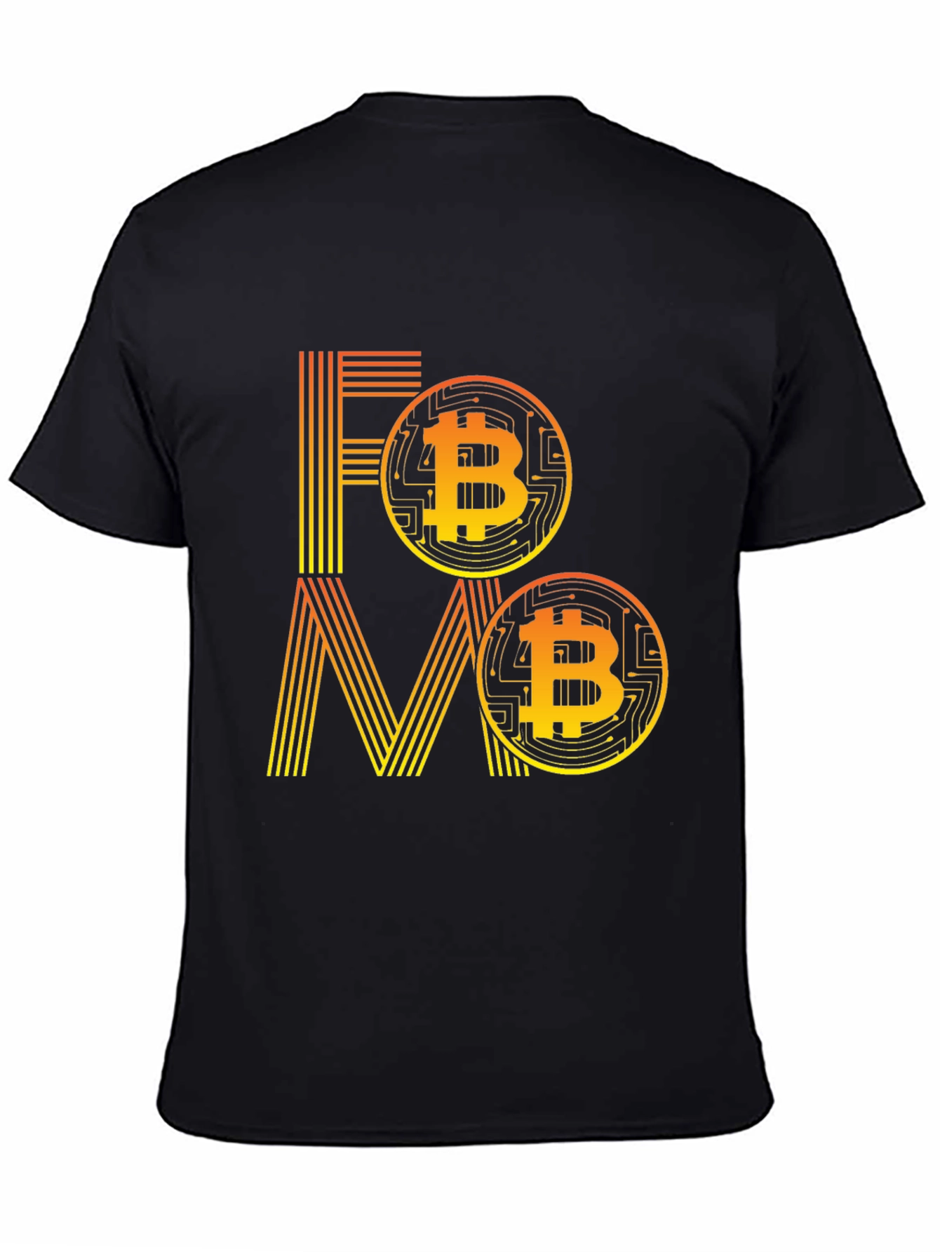 FOMO Bitcoin Cryptocurrency Graphic T-Shirt