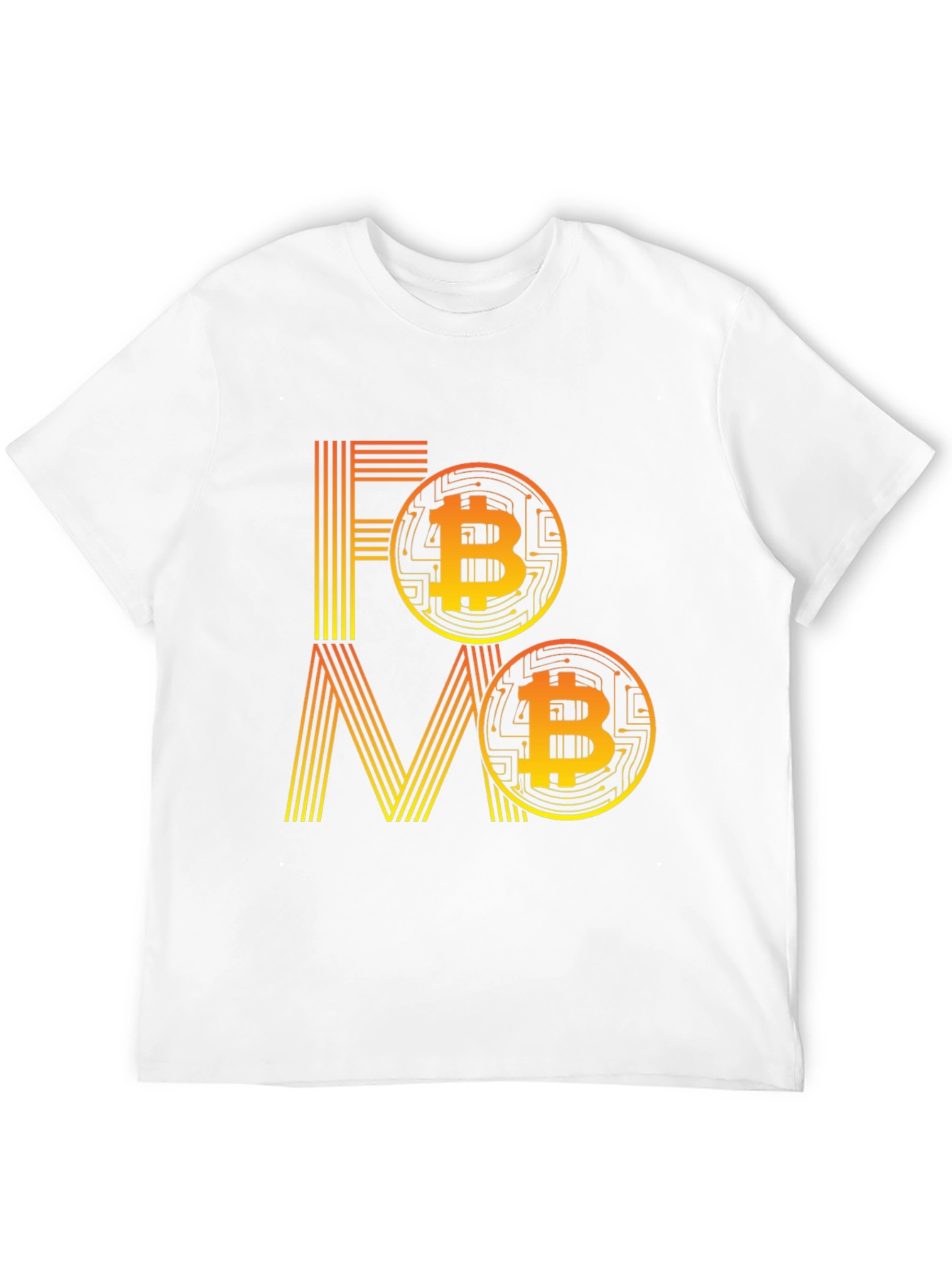 FOMO Bitcoin Cryptocurrency Graphic T-Shirt