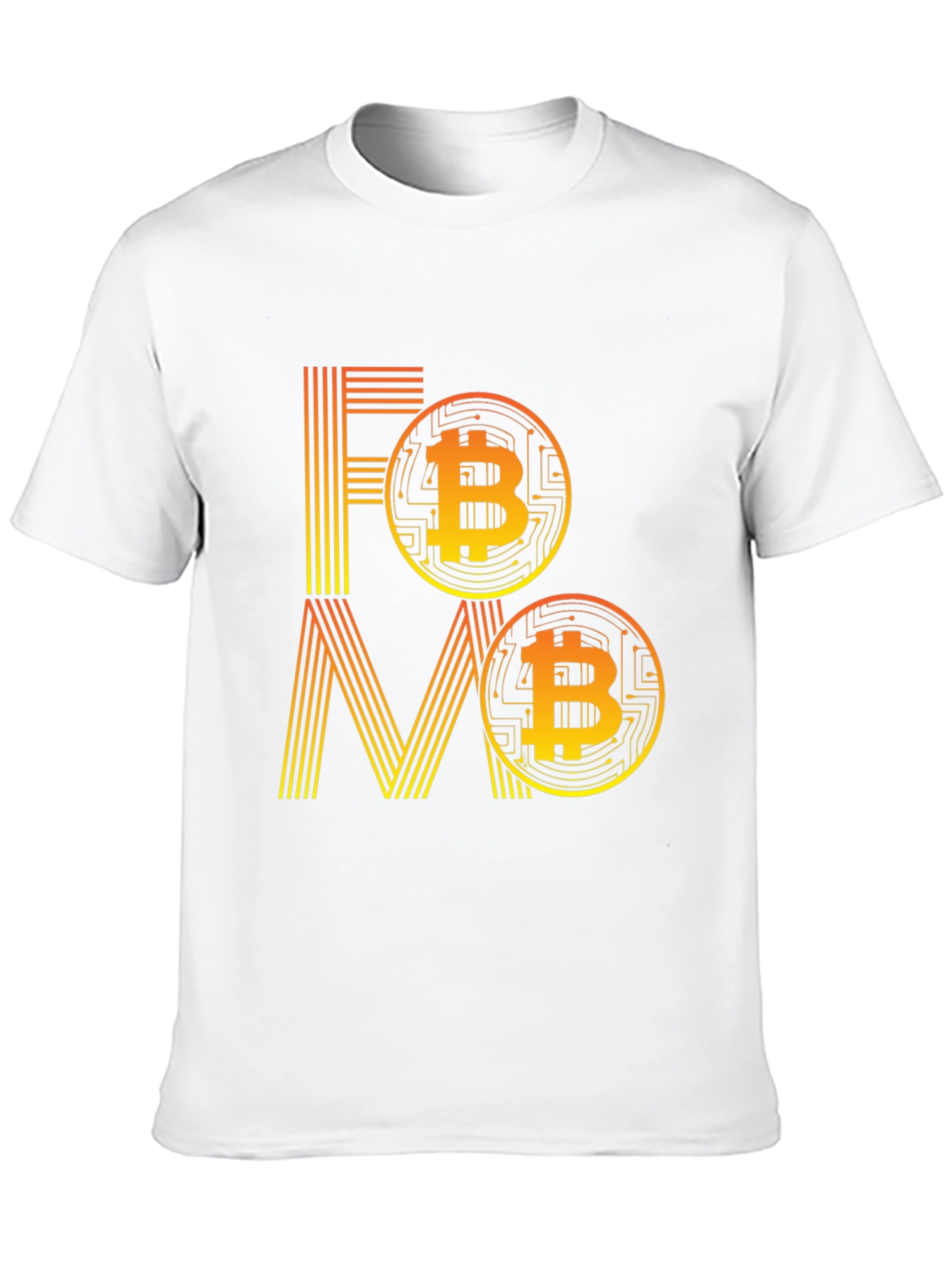 FOMO Bitcoin Cryptocurrency Graphic T-Shirt
