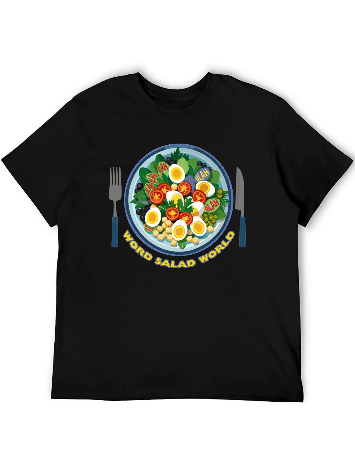 Word Salad World Graphic T-Shirt