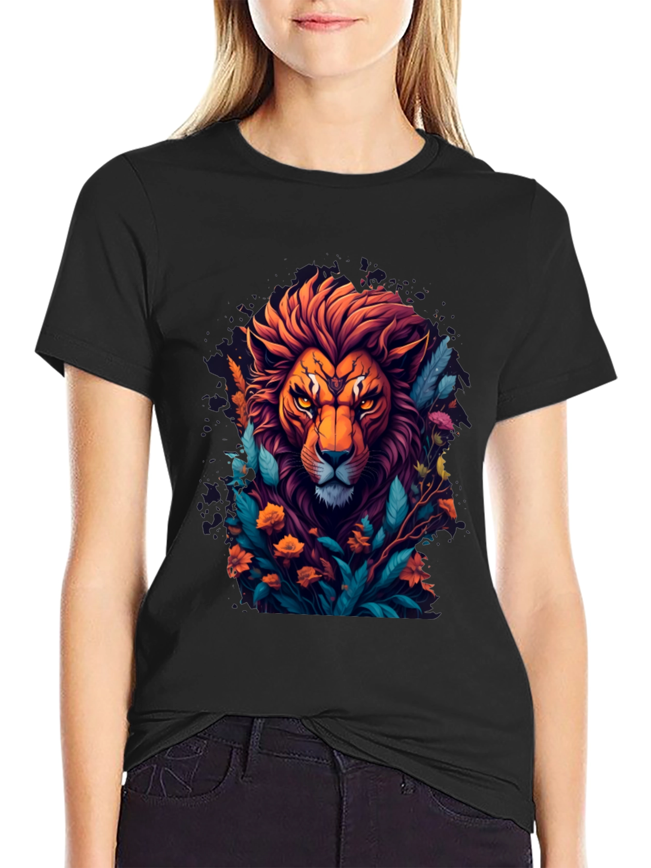 Lion King Graphic Tee - Mens Black T-Shirt