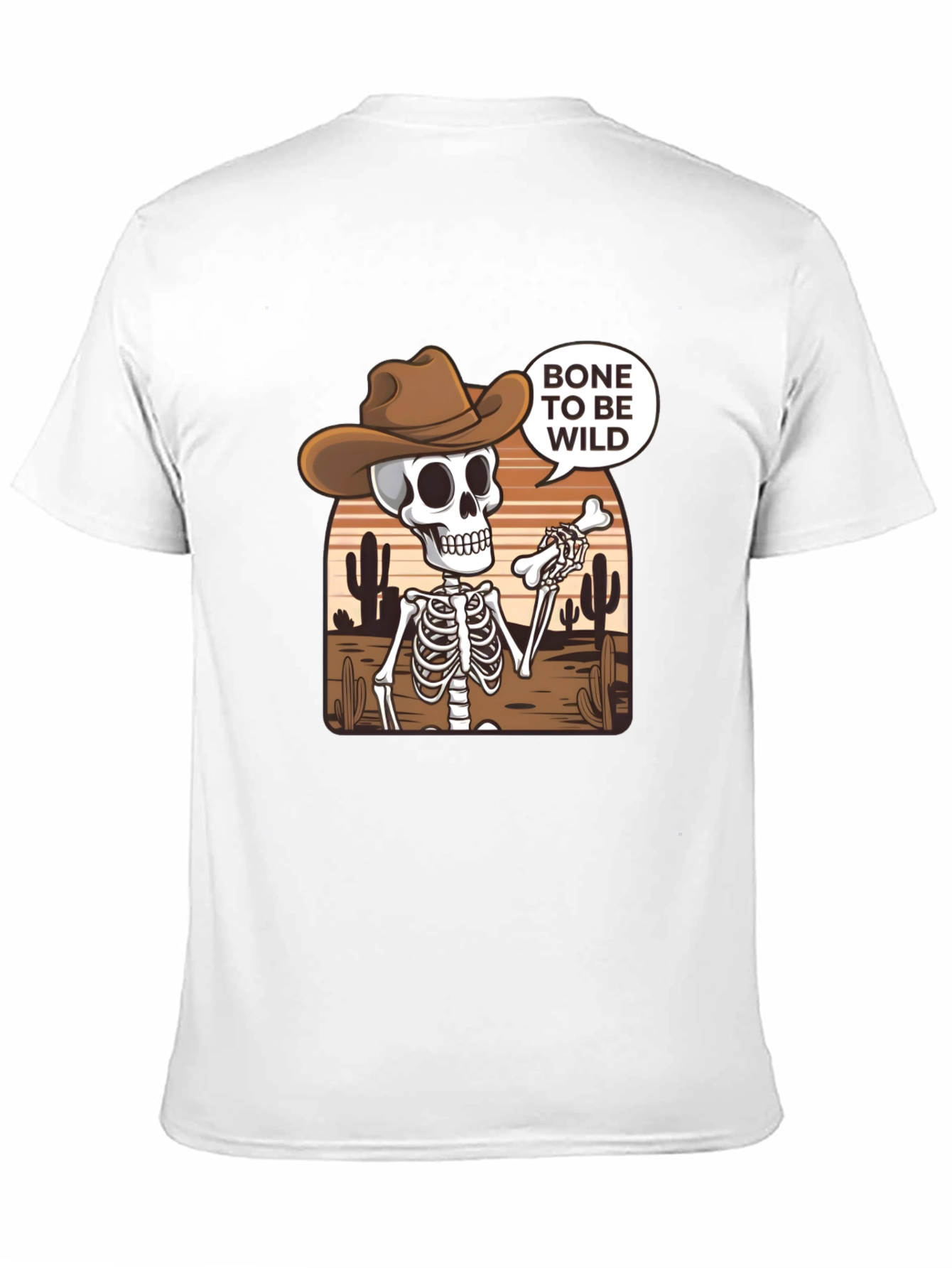 Bone to Be Wild Skeleton Cowboy T-Shirt