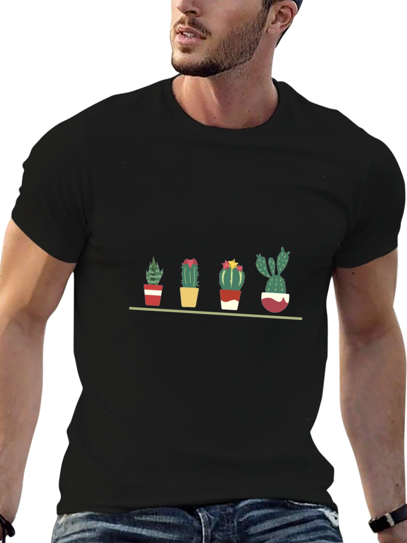 Cactus Plant Graphic Print Tee