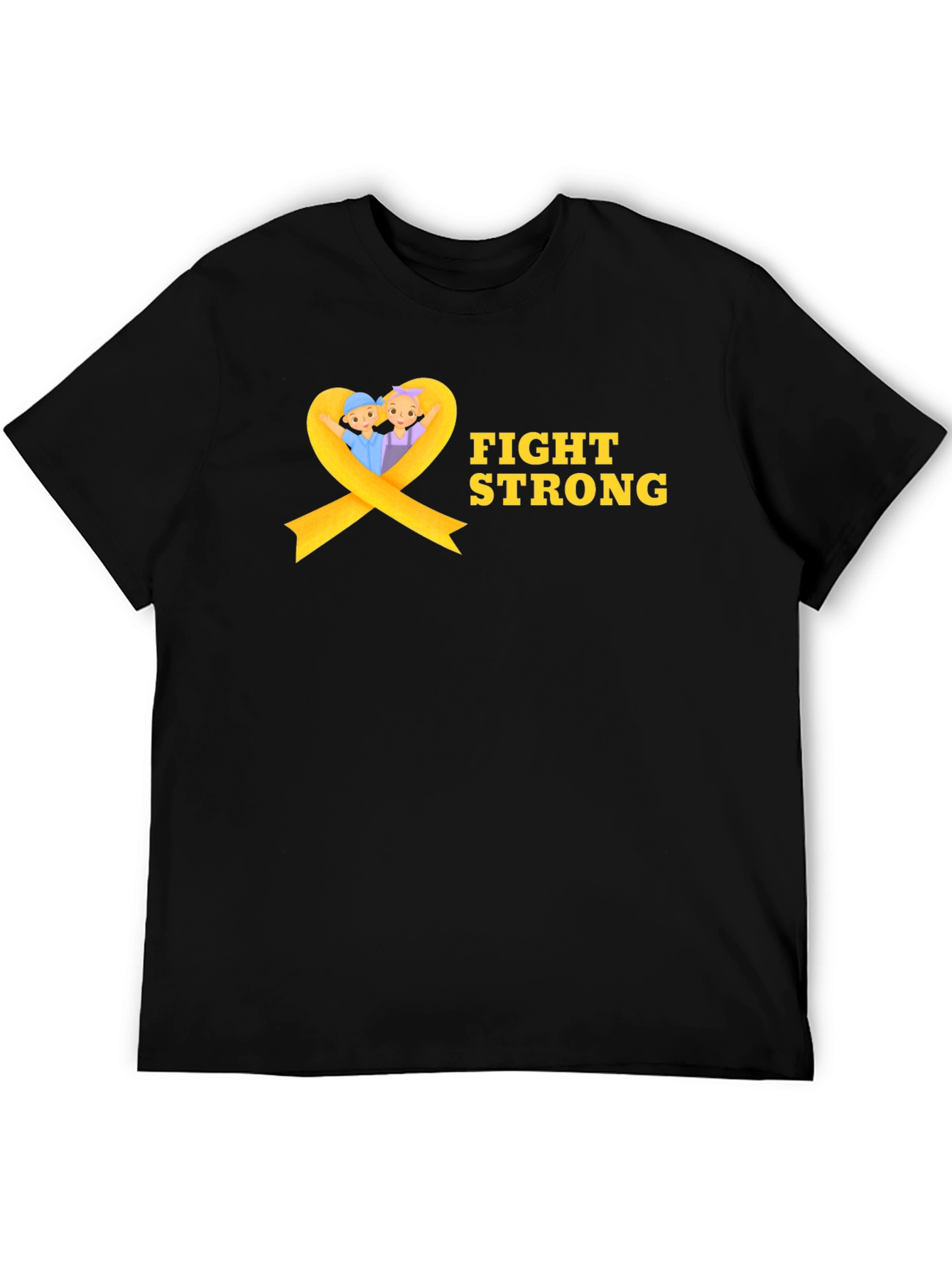Fight Strong Childhood Cancer Awareness T-Shirt