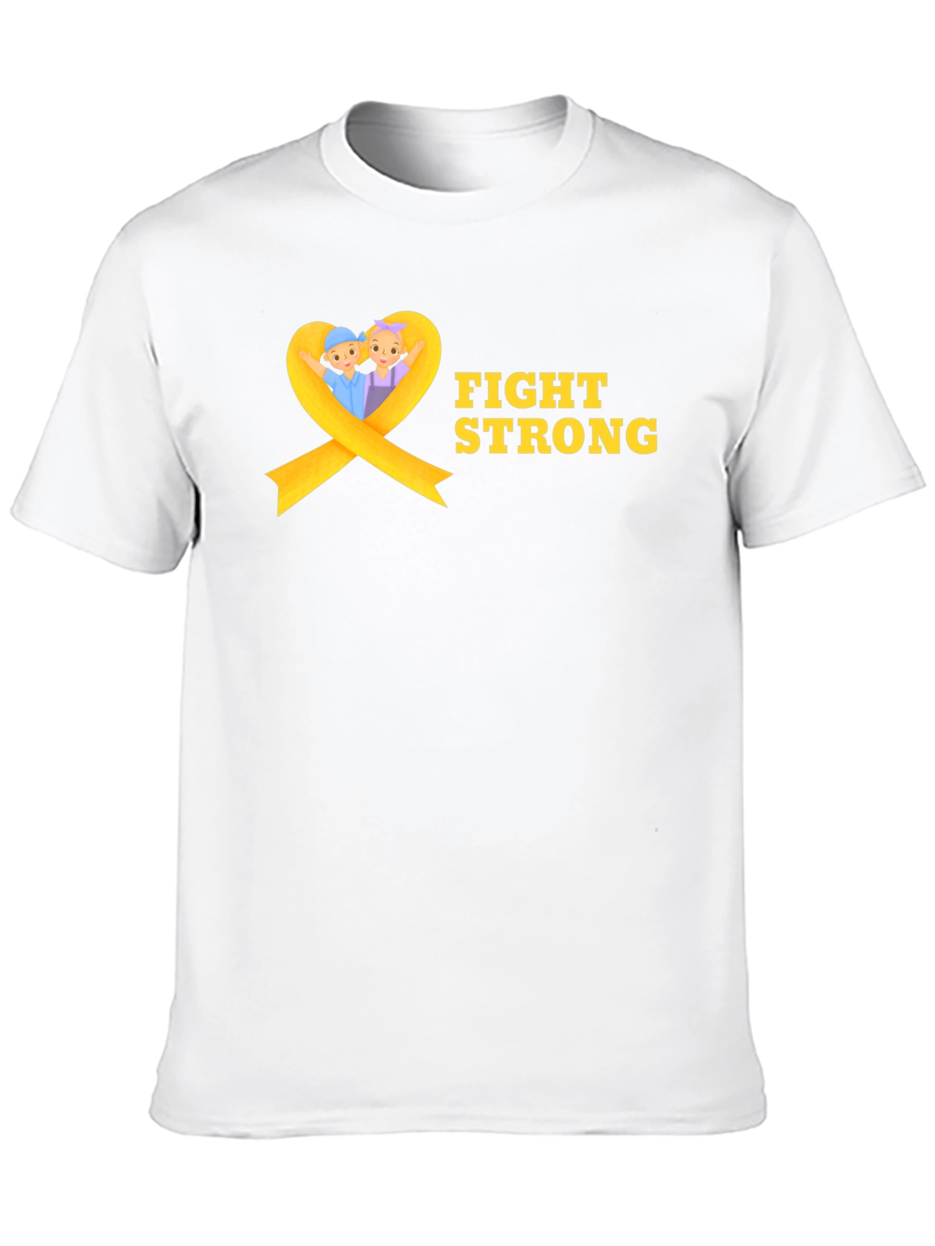 Fight Strong Childhood Cancer Awareness T-Shirt