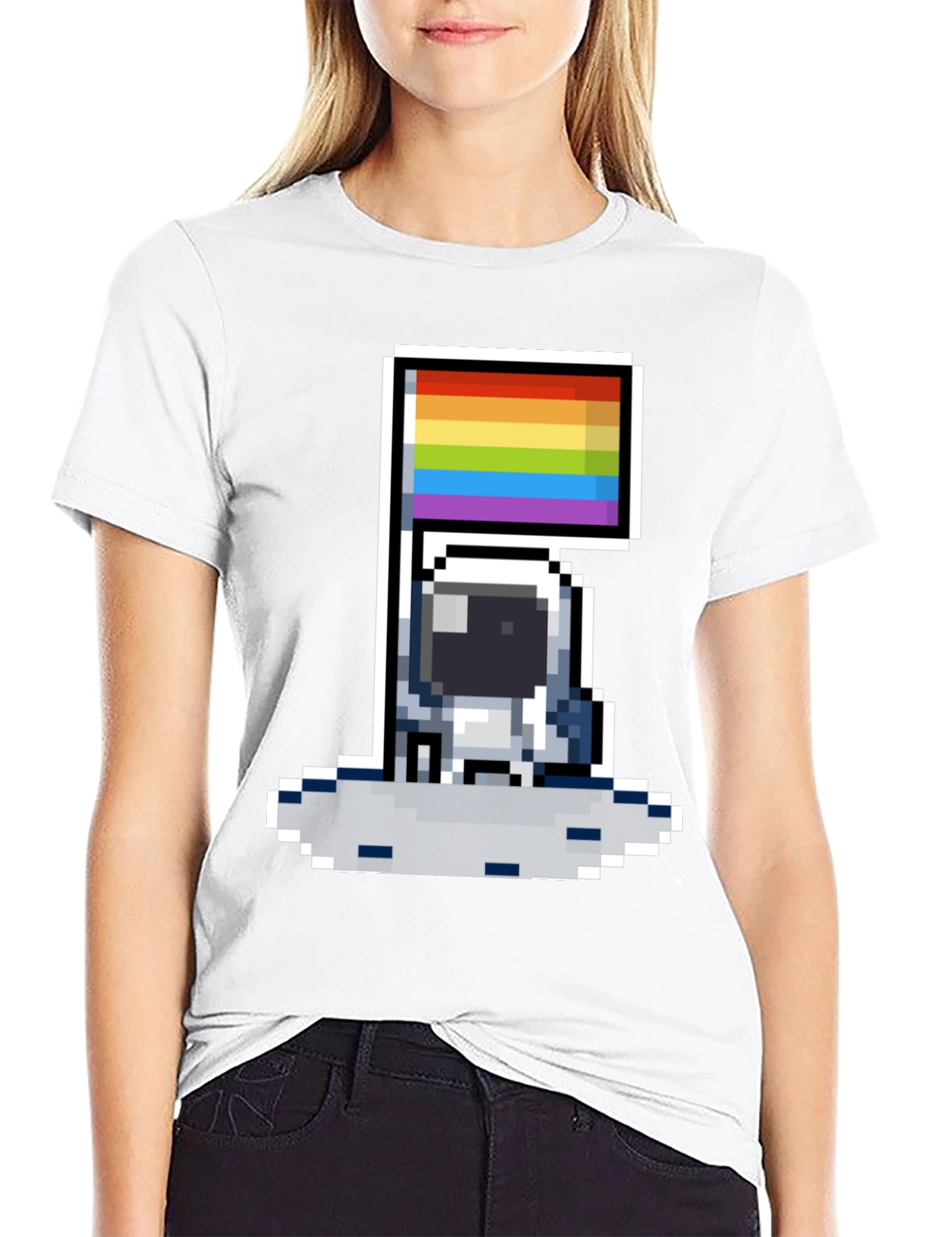 Pixel Pride Astronaut T-Shirt