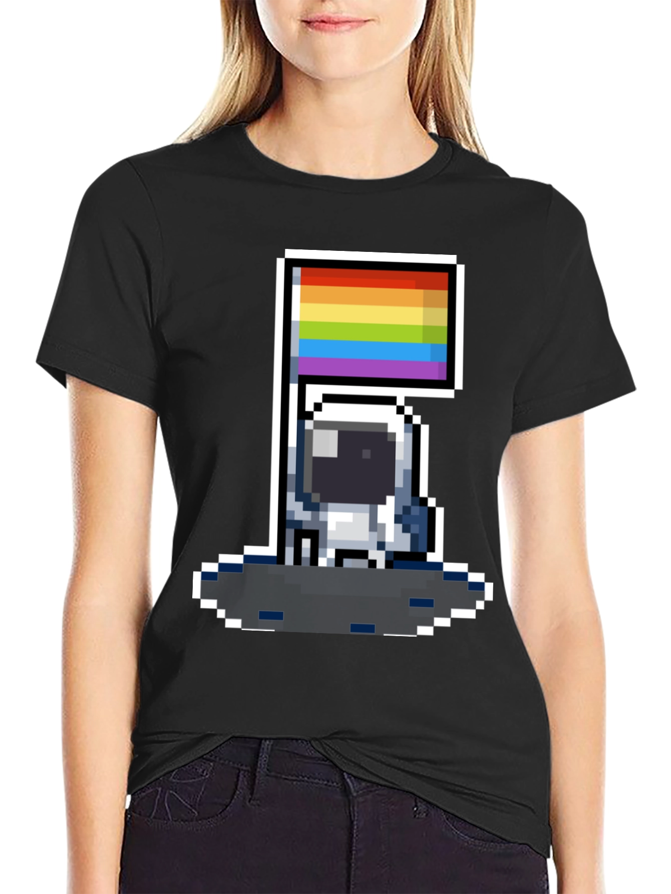 Pixel Pride Astronaut T-Shirt