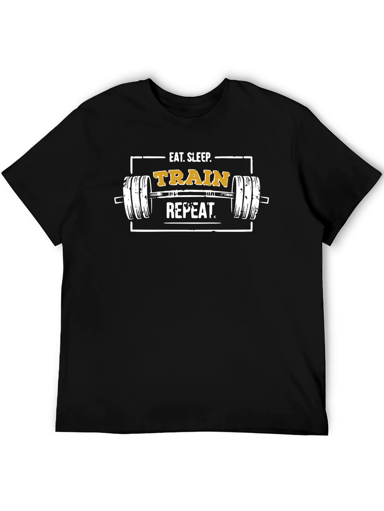 Eat Sleep Train Repeat Graphic T-Shirt