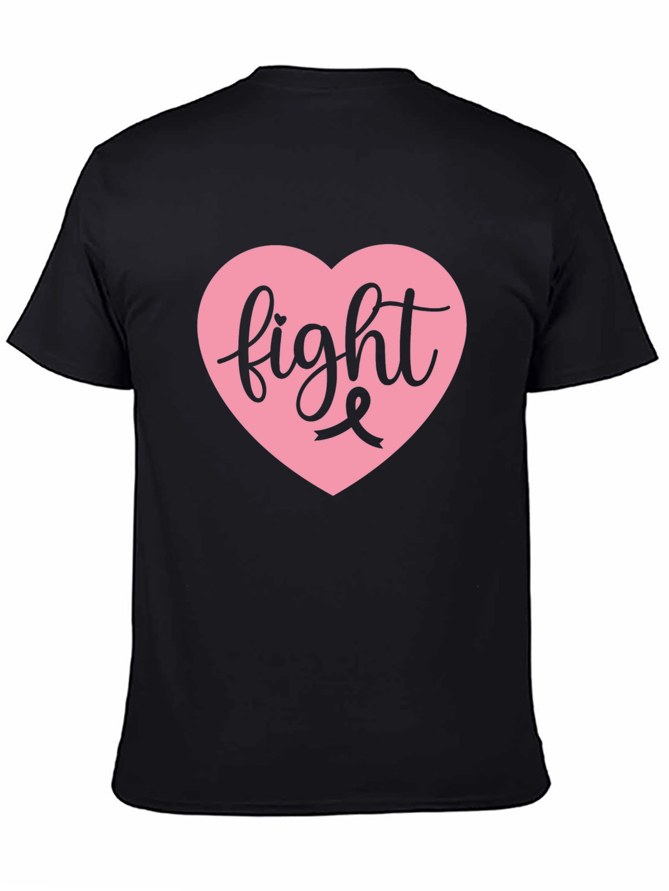 Fight Breast Cancer Black Tee
