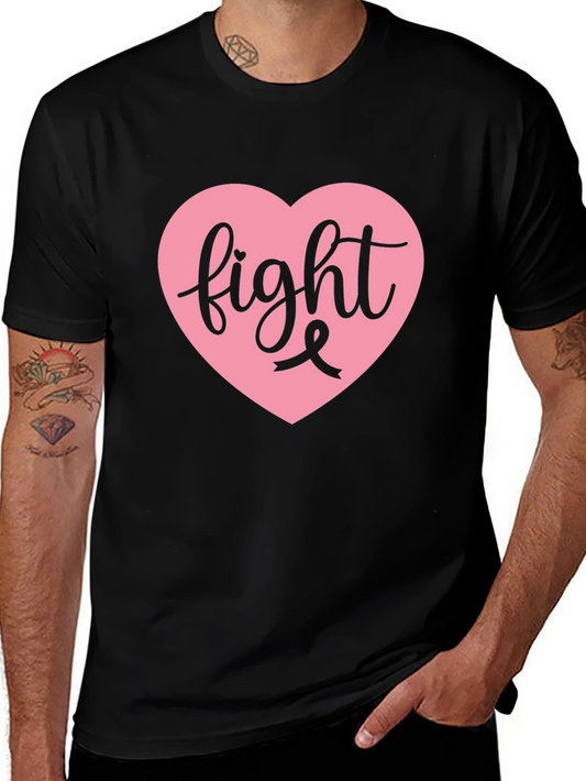 Fight Breast Cancer Black Tee