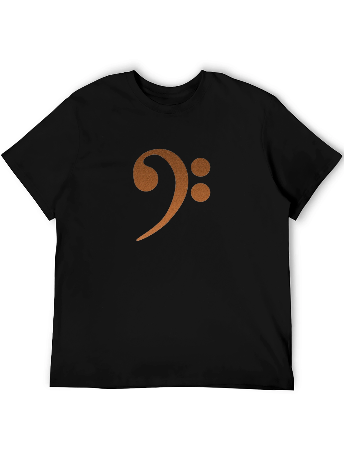 Bass Clef Graphic Tee - Musicians Black T-Shirt