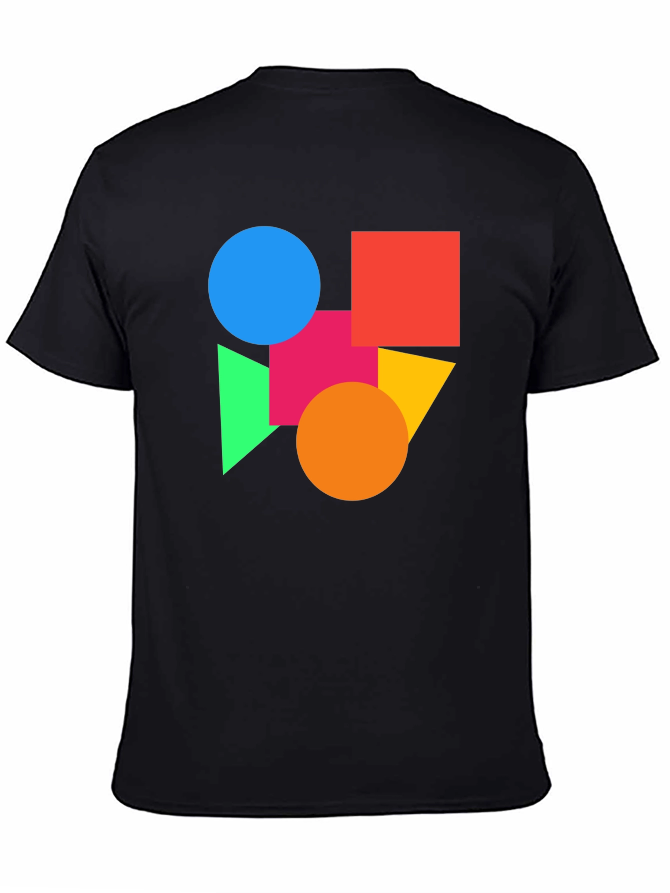 Geometric Shapes Graphic Tee - Modern Art Shirt