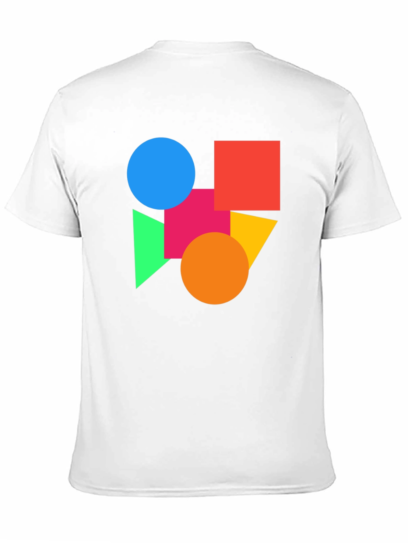 Geometric Shapes Graphic Tee - Modern Art Shirt