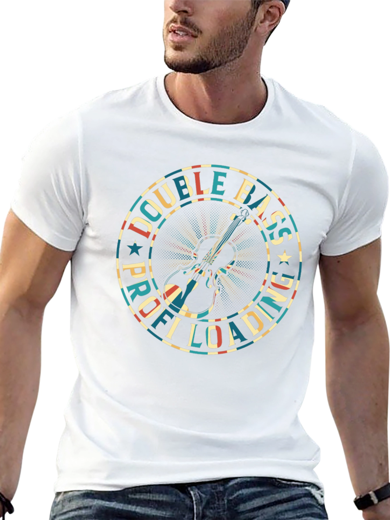 Double Bass Profi Loading T-Shirt - Musician Style