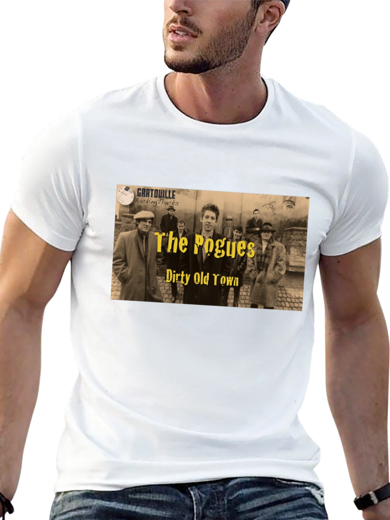 The Pogues Dirty Old Town Black T-Shirt
