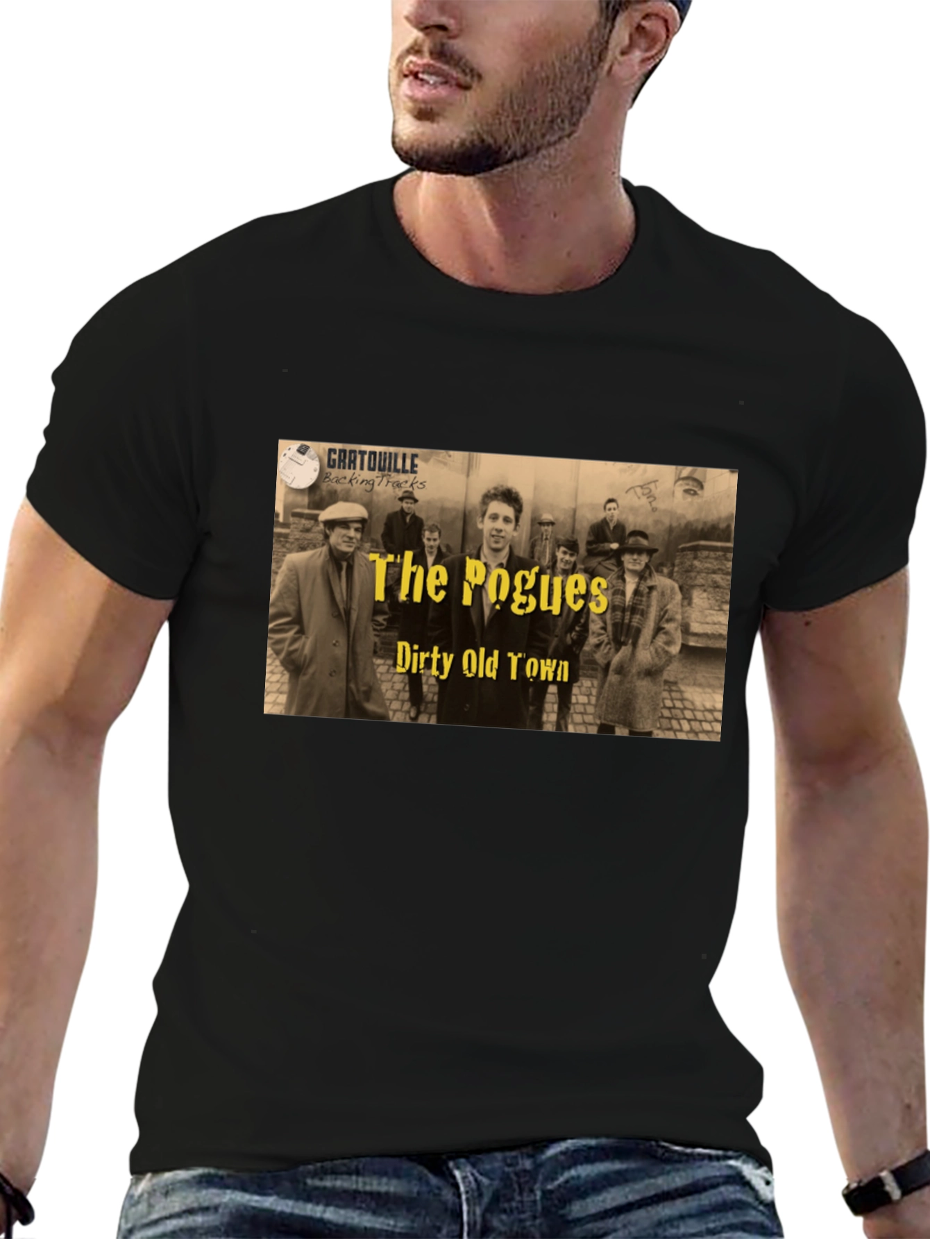 The Pogues Dirty Old Town Black T-Shirt