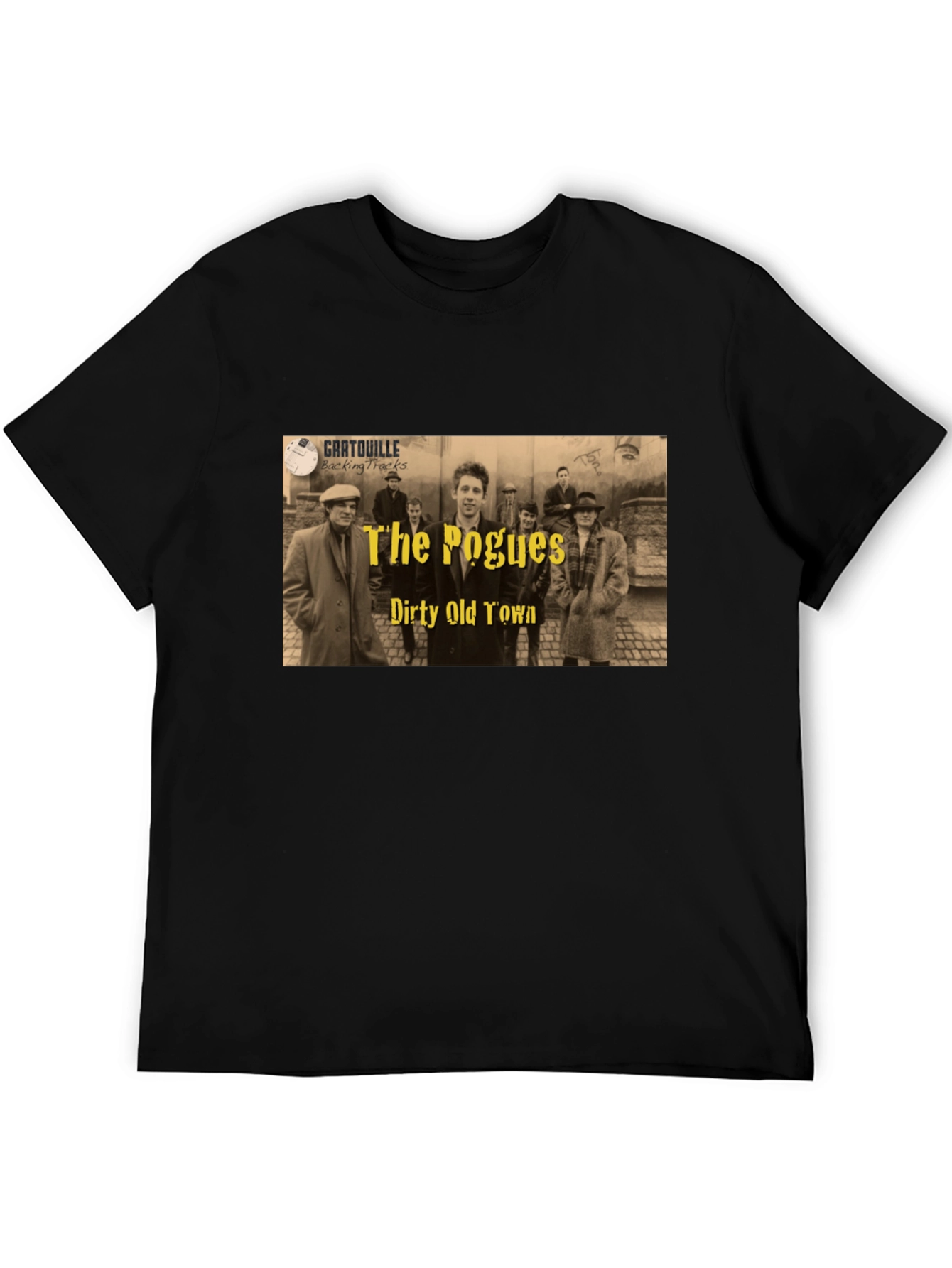 The Pogues Dirty Old Town Black T-Shirt