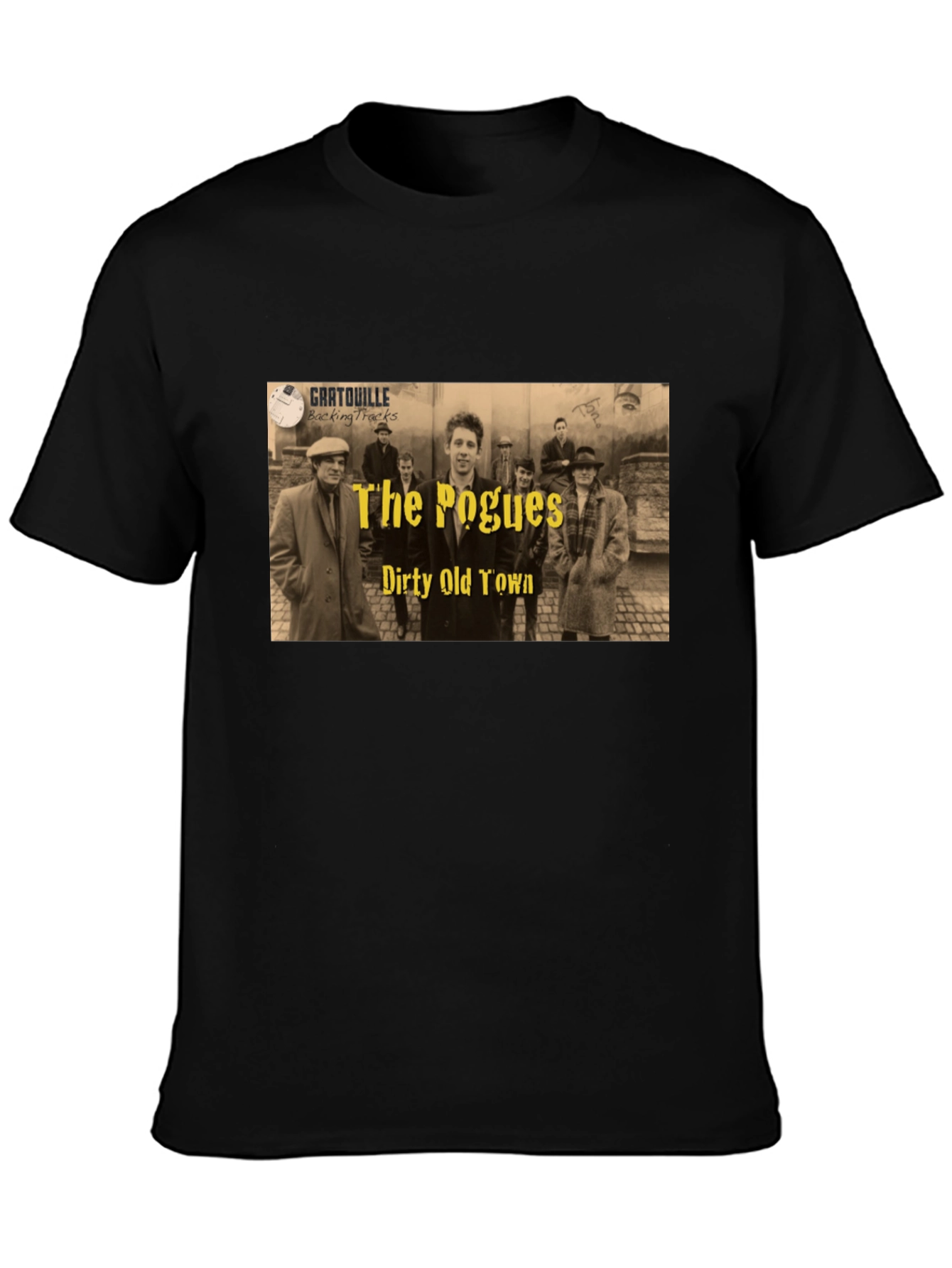 The Pogues Dirty Old Town Black T-Shirt