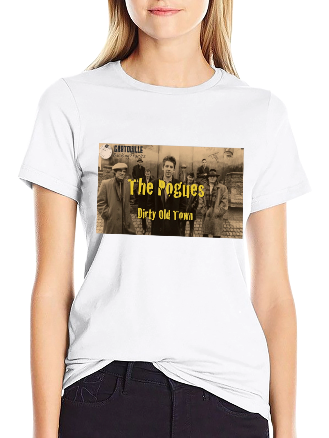 The Pogues Dirty Old Town Black T-Shirt