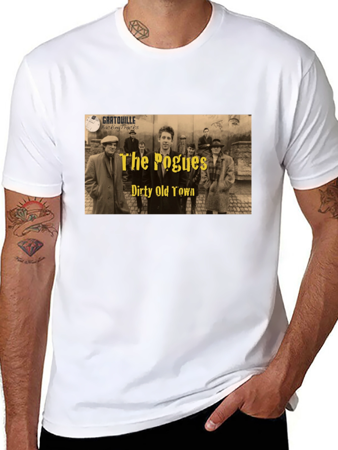 The Pogues Dirty Old Town Black T-Shirt