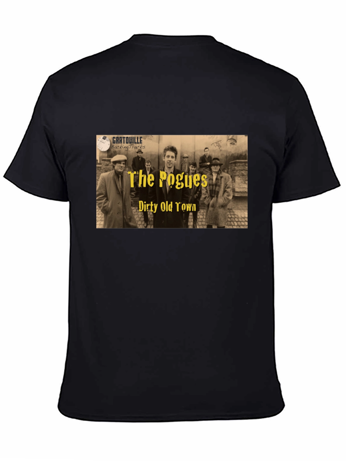 The Pogues Dirty Old Town Black T-Shirt