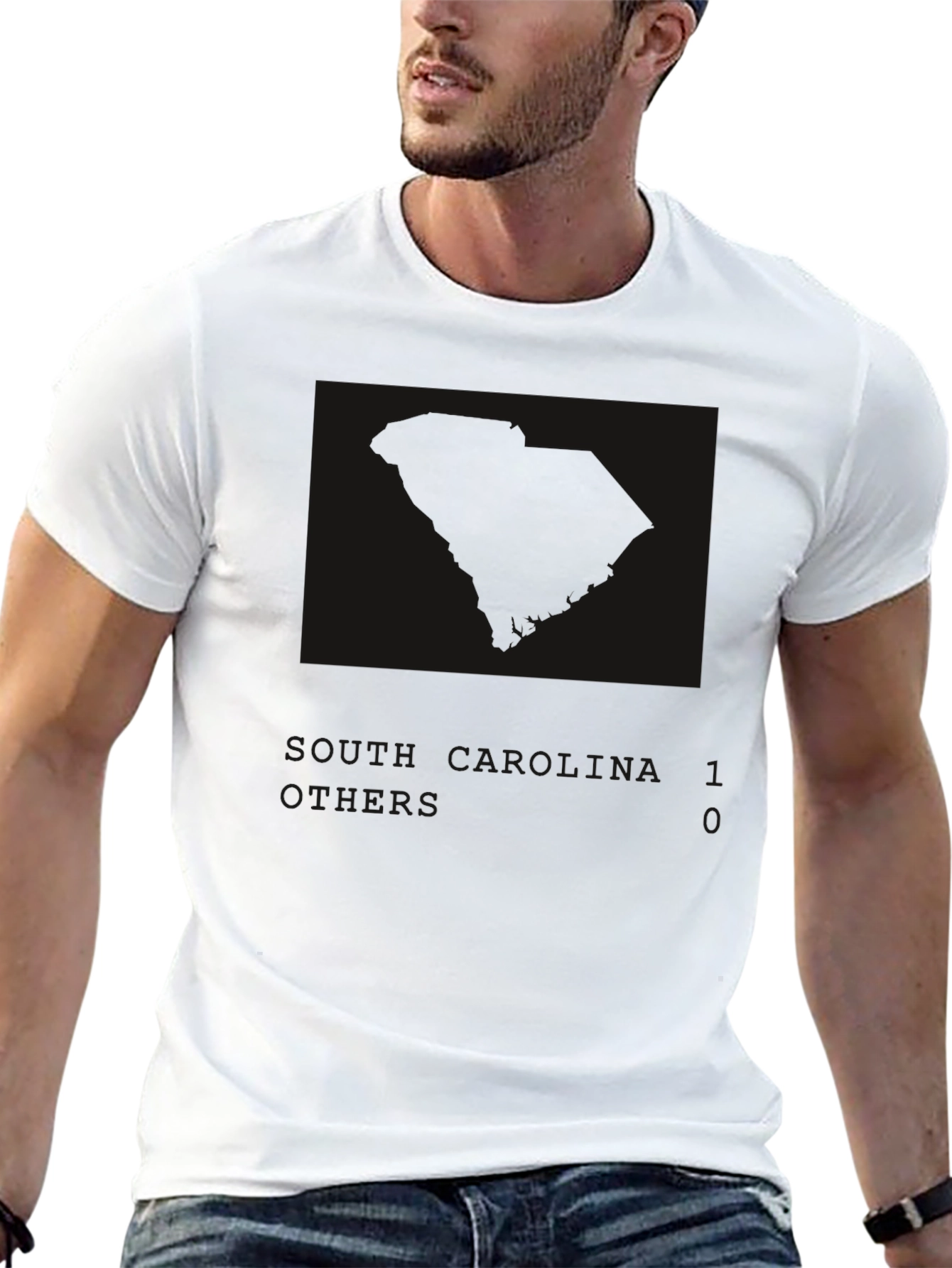 Mens Black Graphic T-Shirt