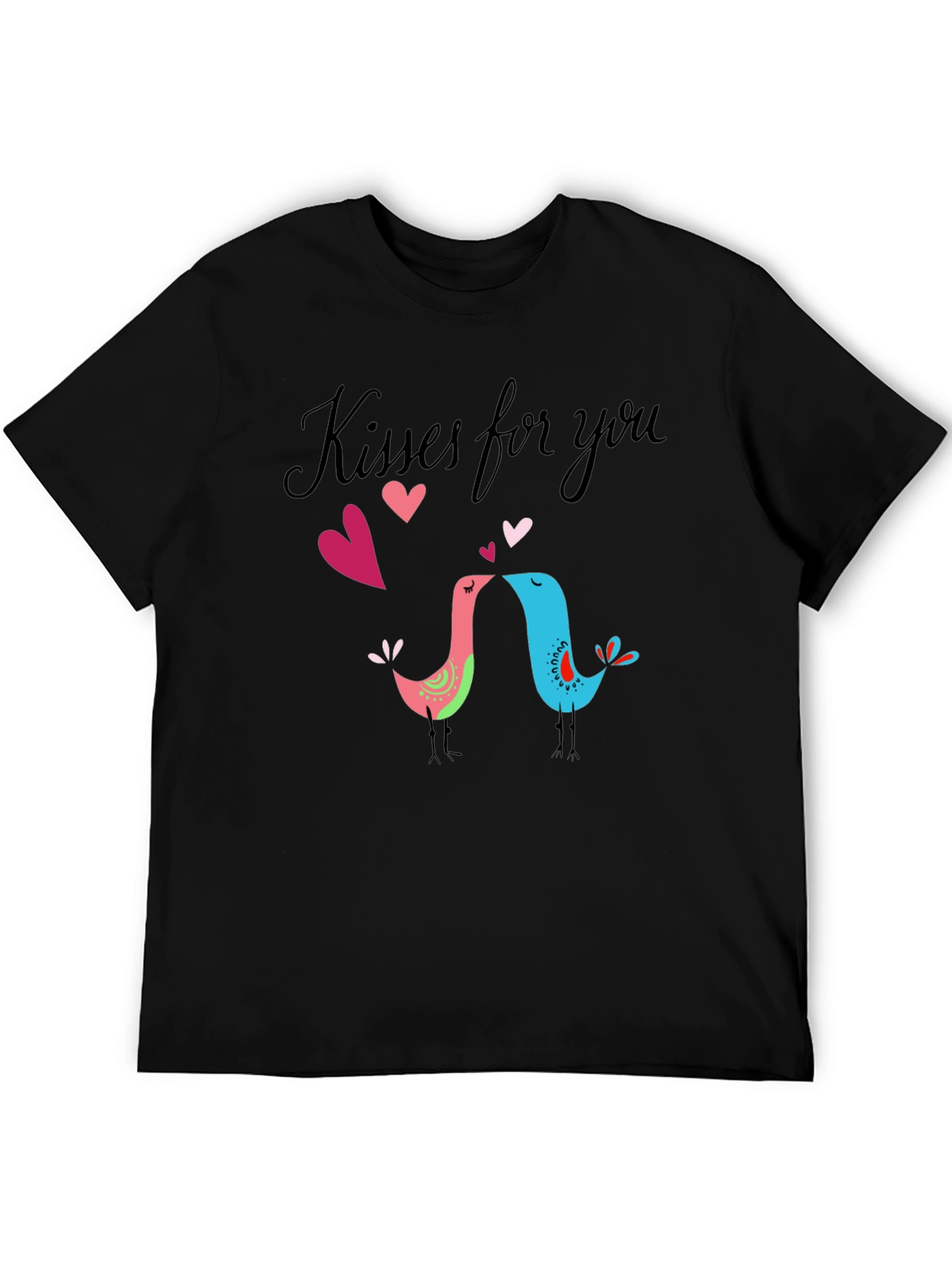 Kisses for You Black T-Shirt