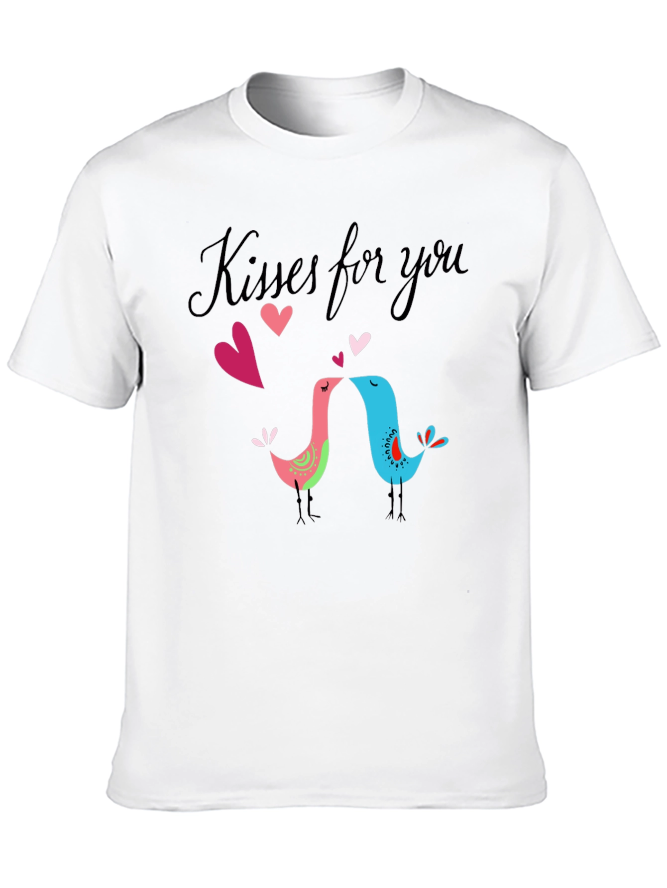 Kisses for You Black T-Shirt