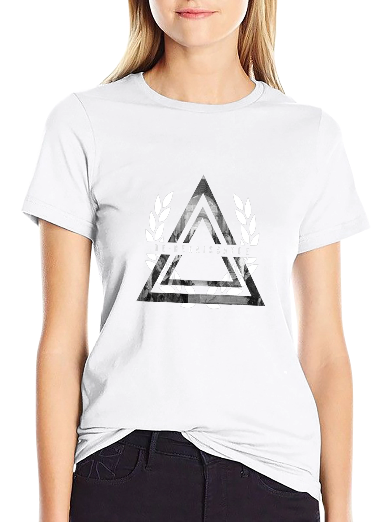 Re-Renaissance Black Graphic Tee